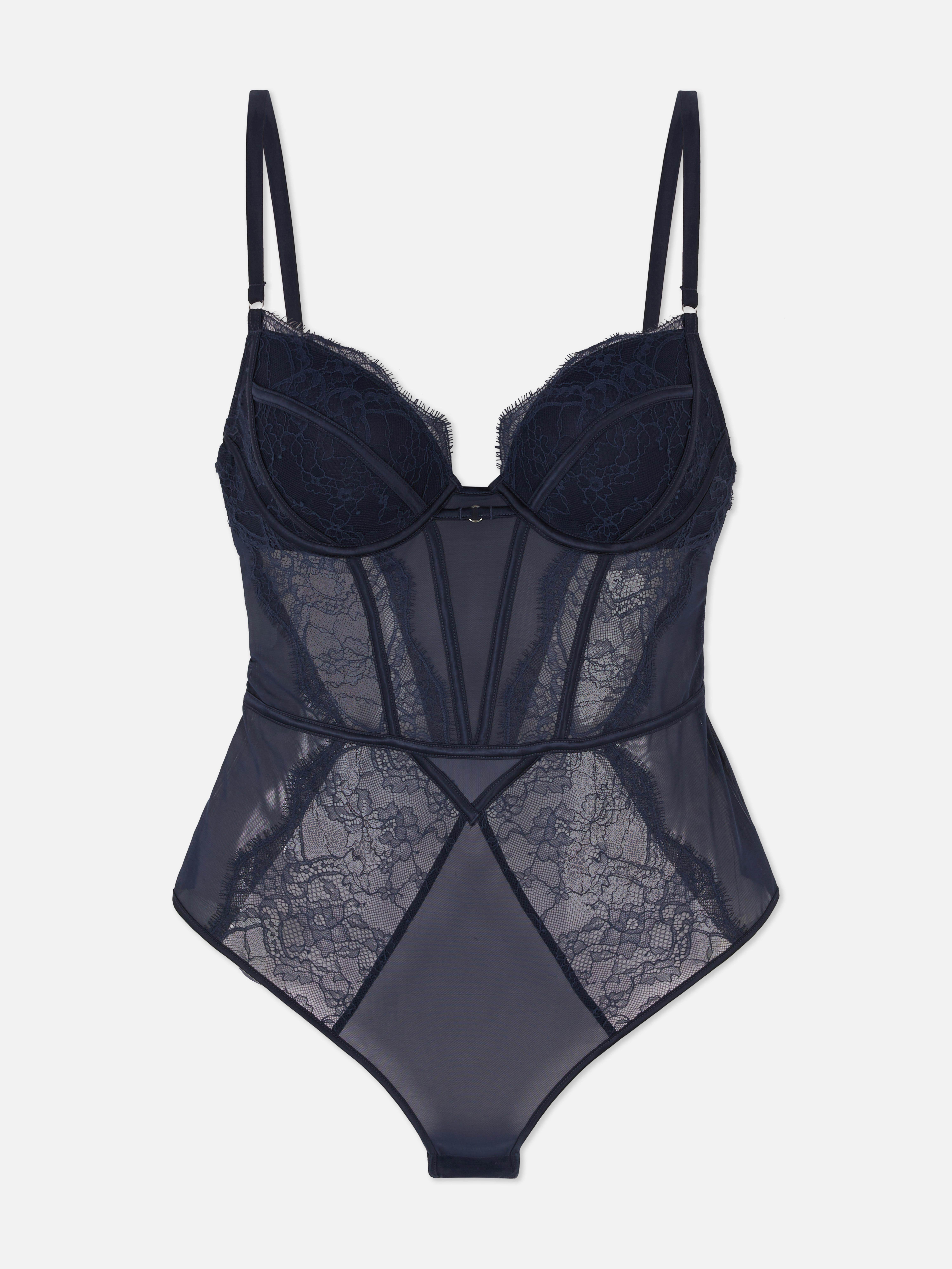 Lace Push Up Bodysuit