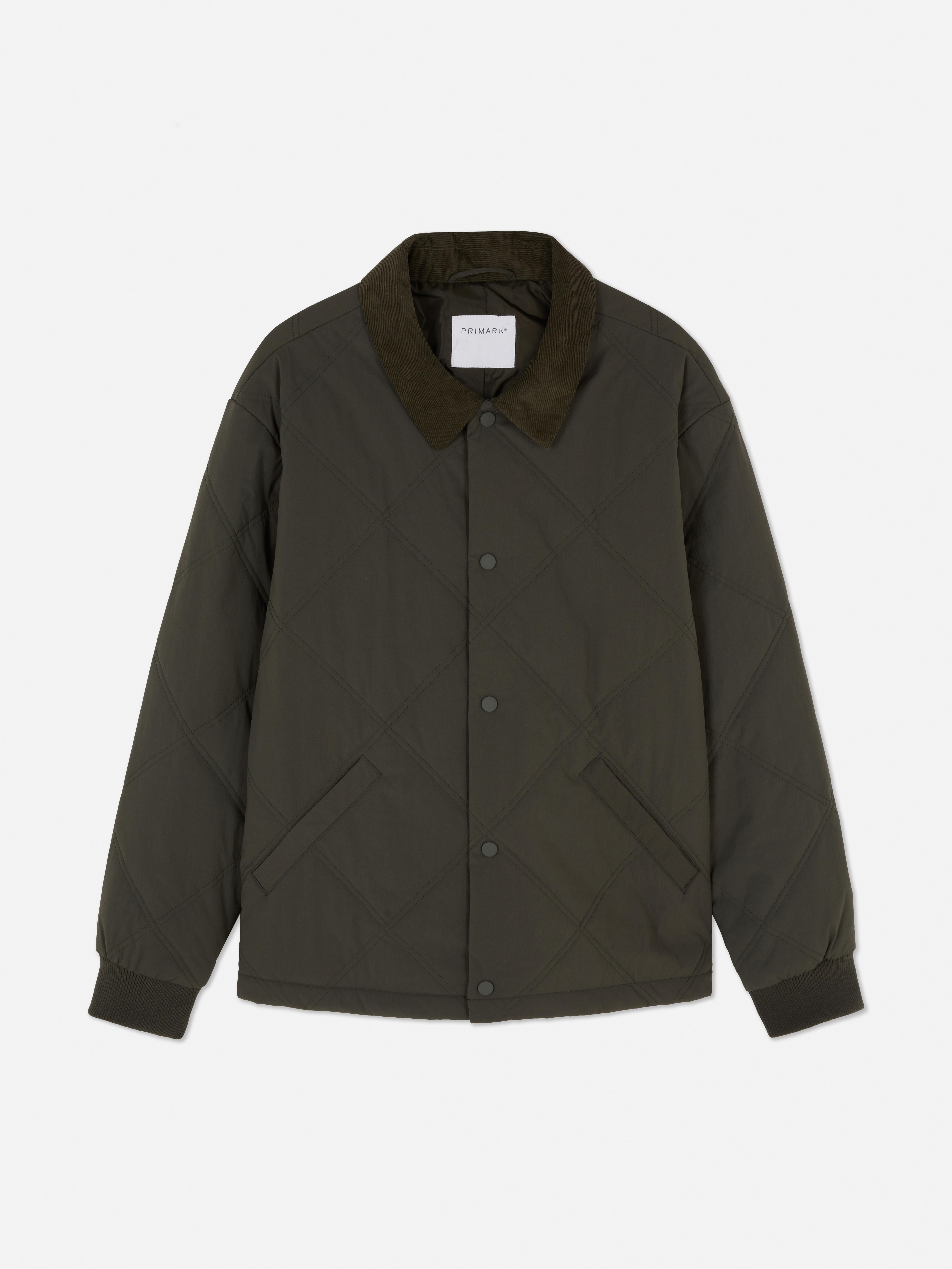 Pufferjacke mit Rautensteppung