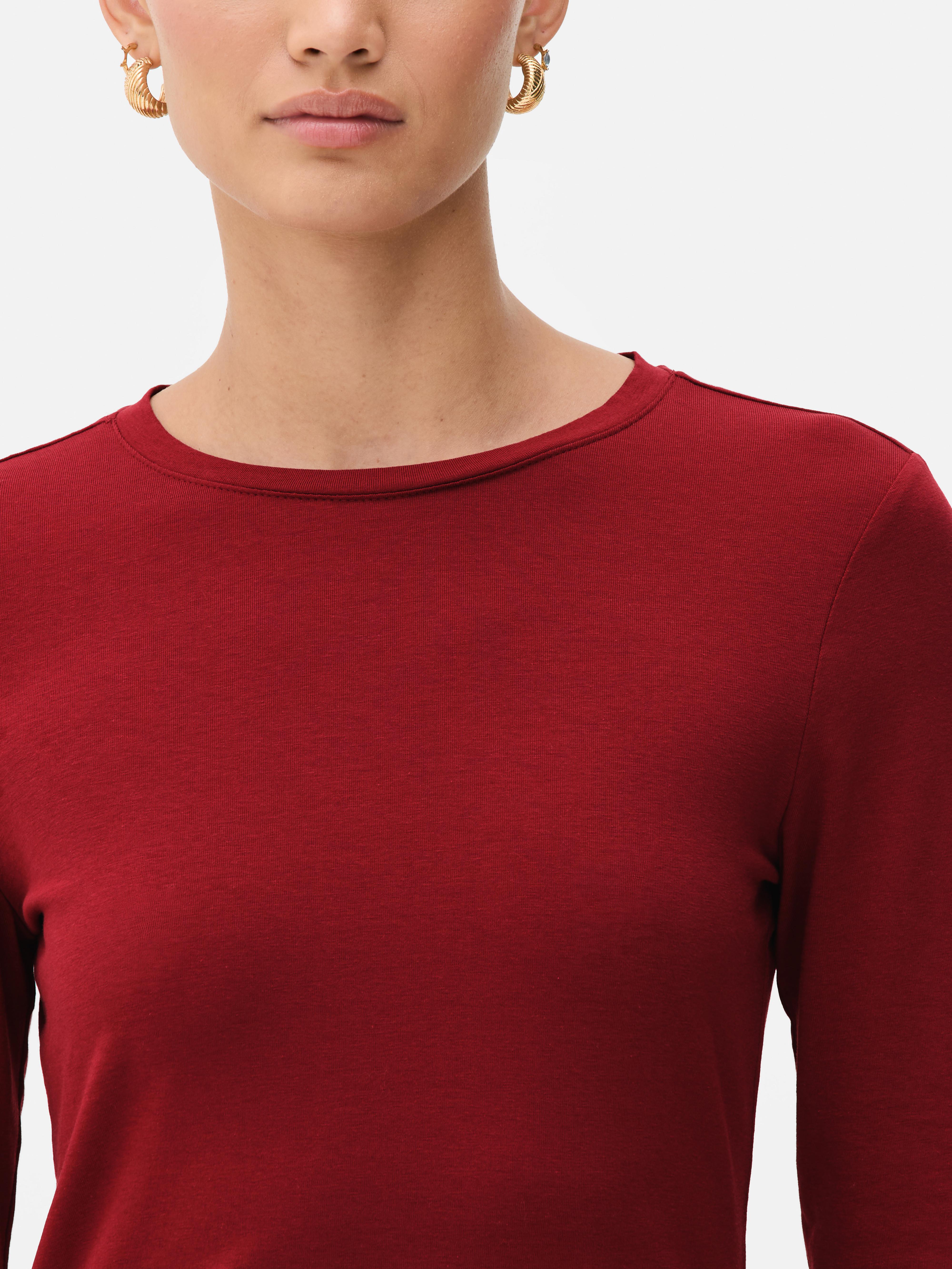 Stretch Crew Neck Top