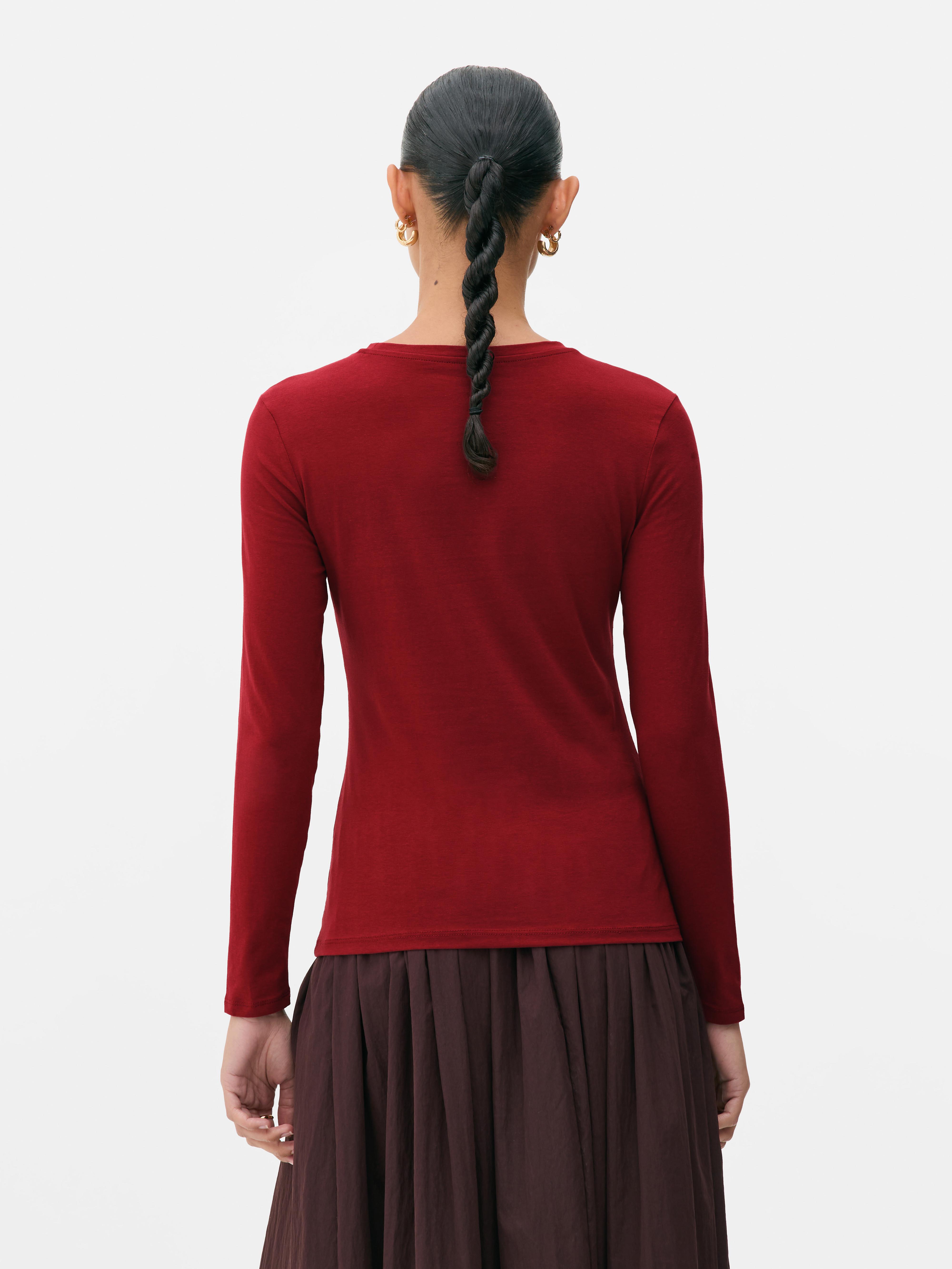 Stretch Crew Neck Top