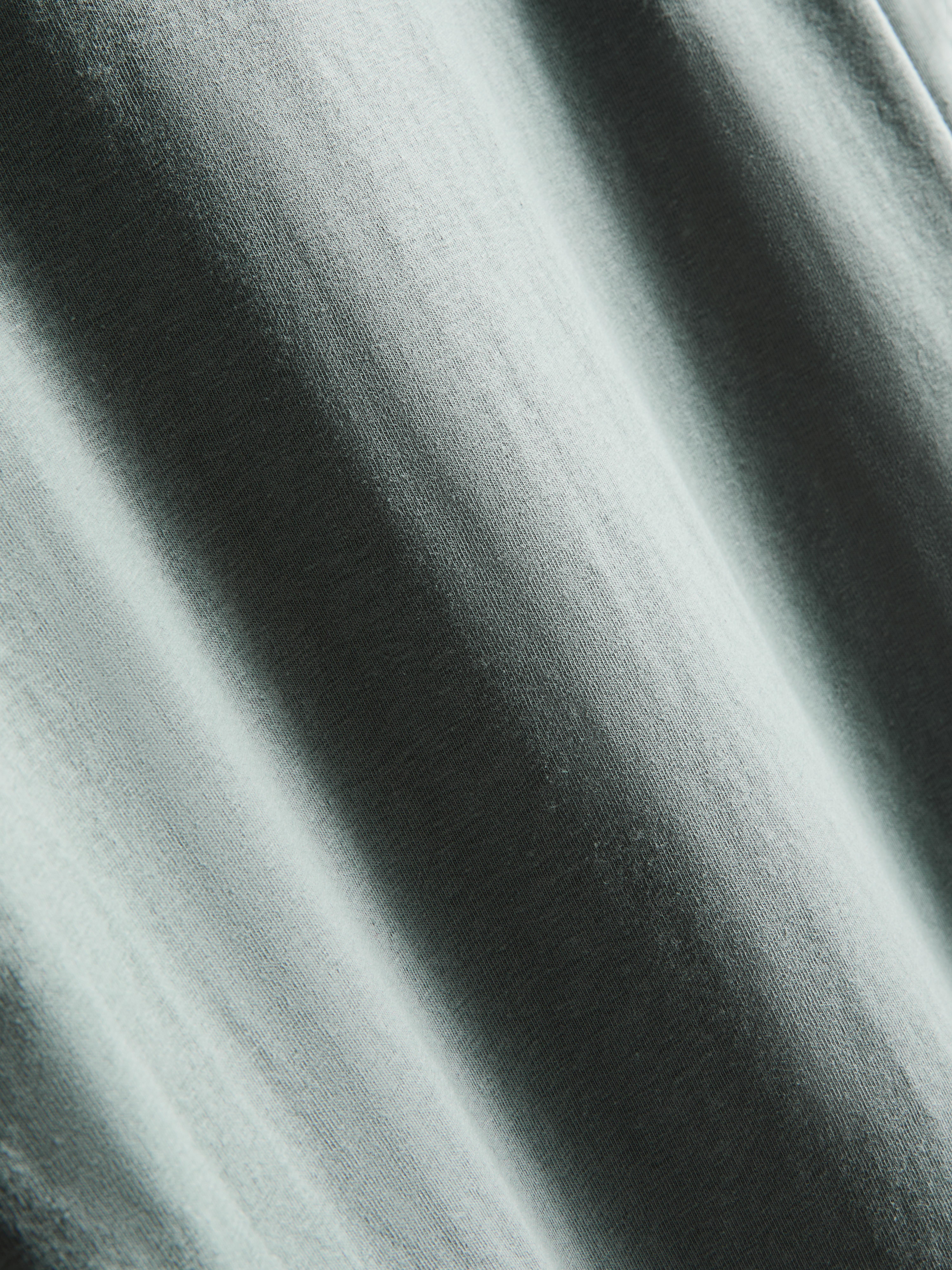 Women's Light Green Stretch Crew Neck Top