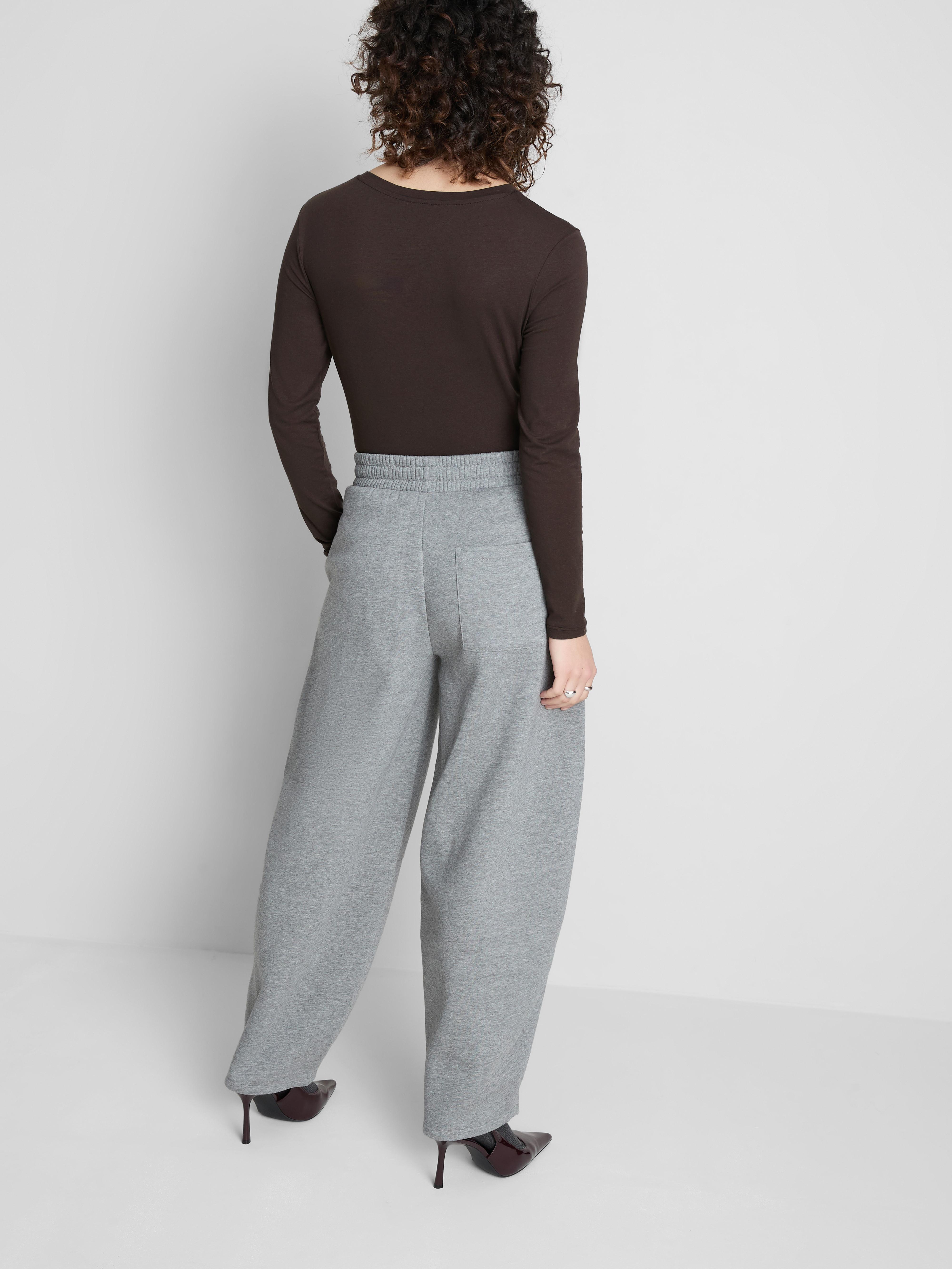 Women's Chocolate Stretch Crew Neck Top