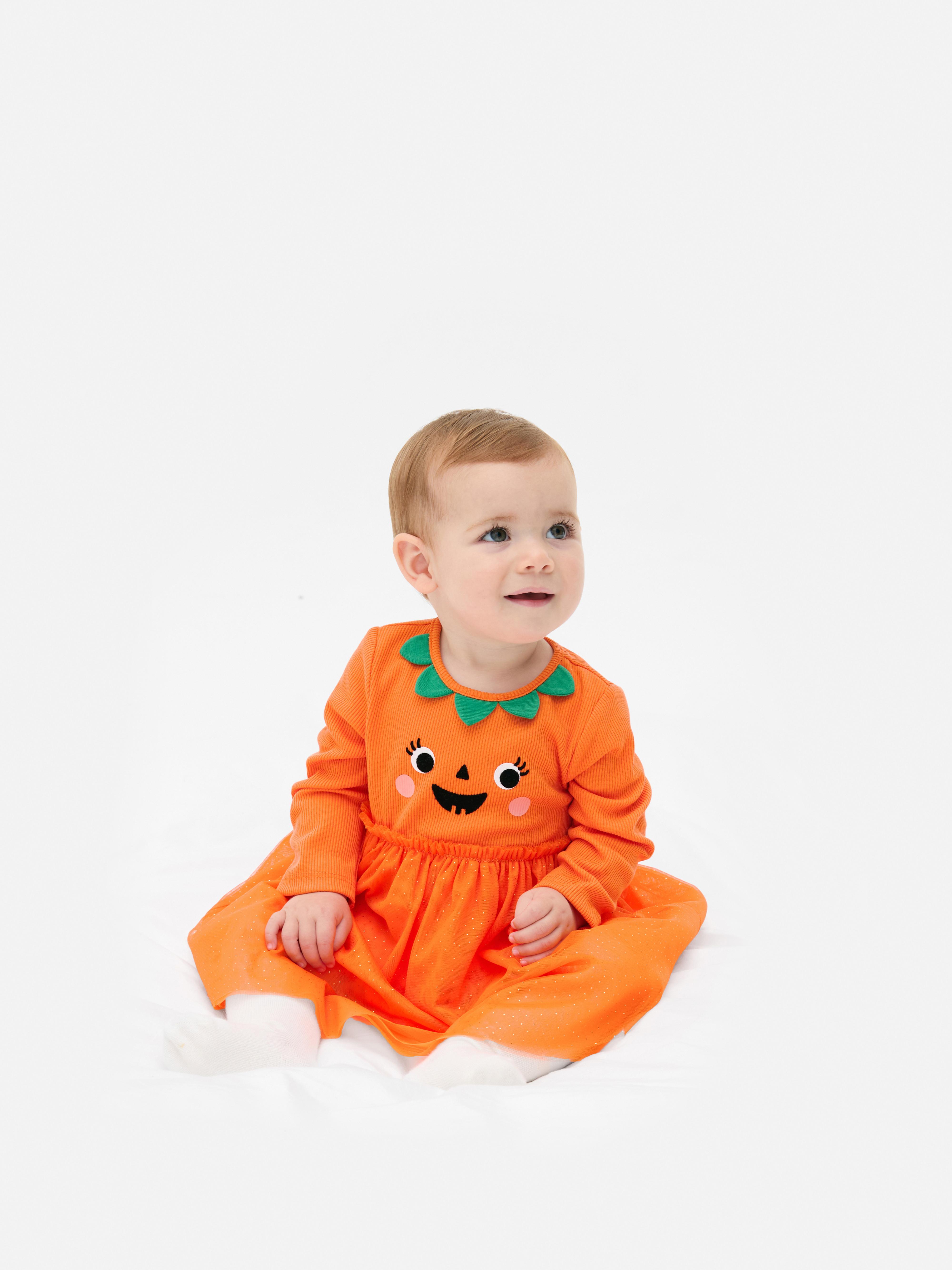 0–36 mois | Robe tutu citrouille Halloween