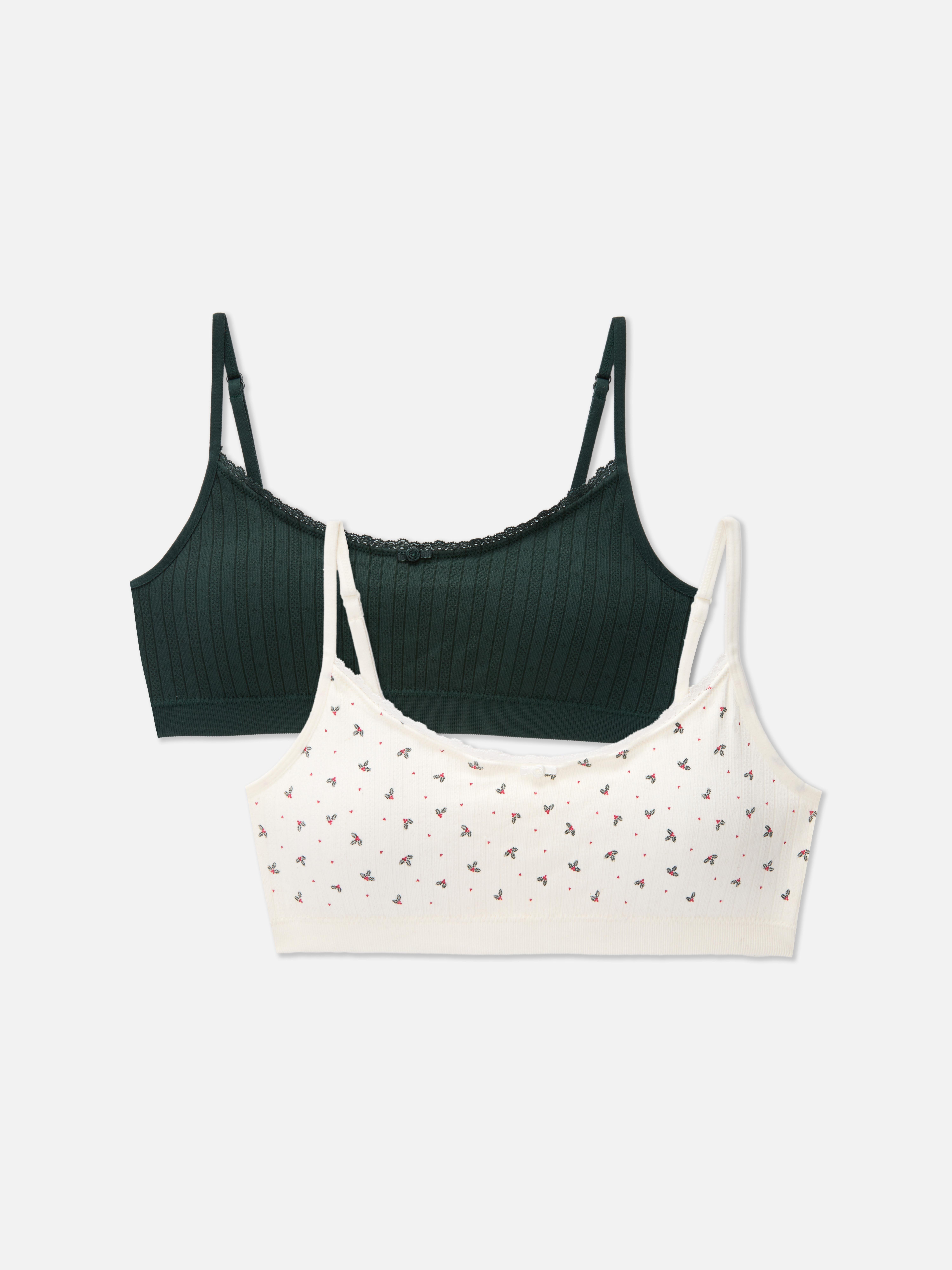 Lot de 2 brassières décolletées sans coutures