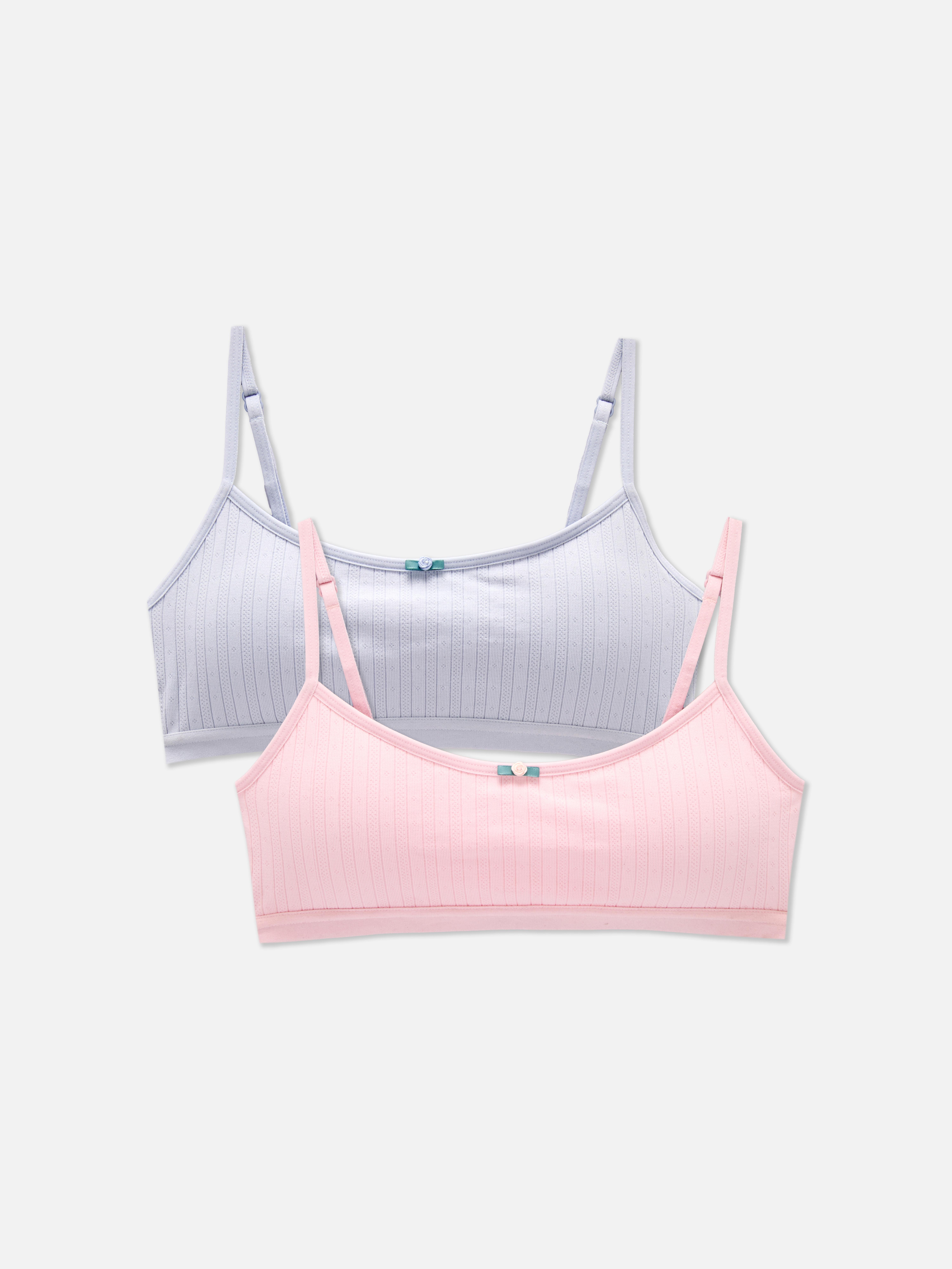 Lot de 2 brassières décolletées sans coutures