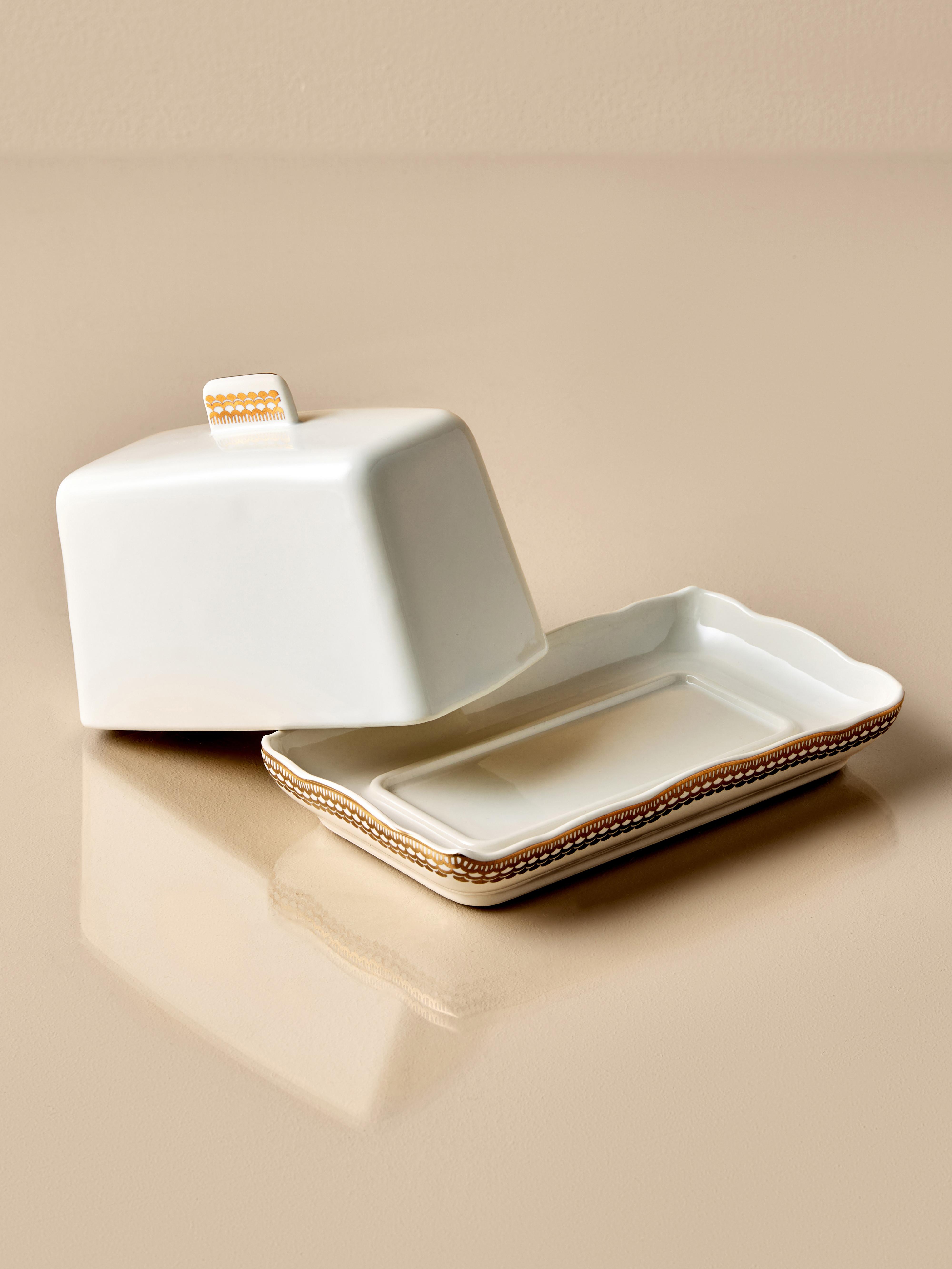 „The Edit“ Butterdose im Art déco-Design