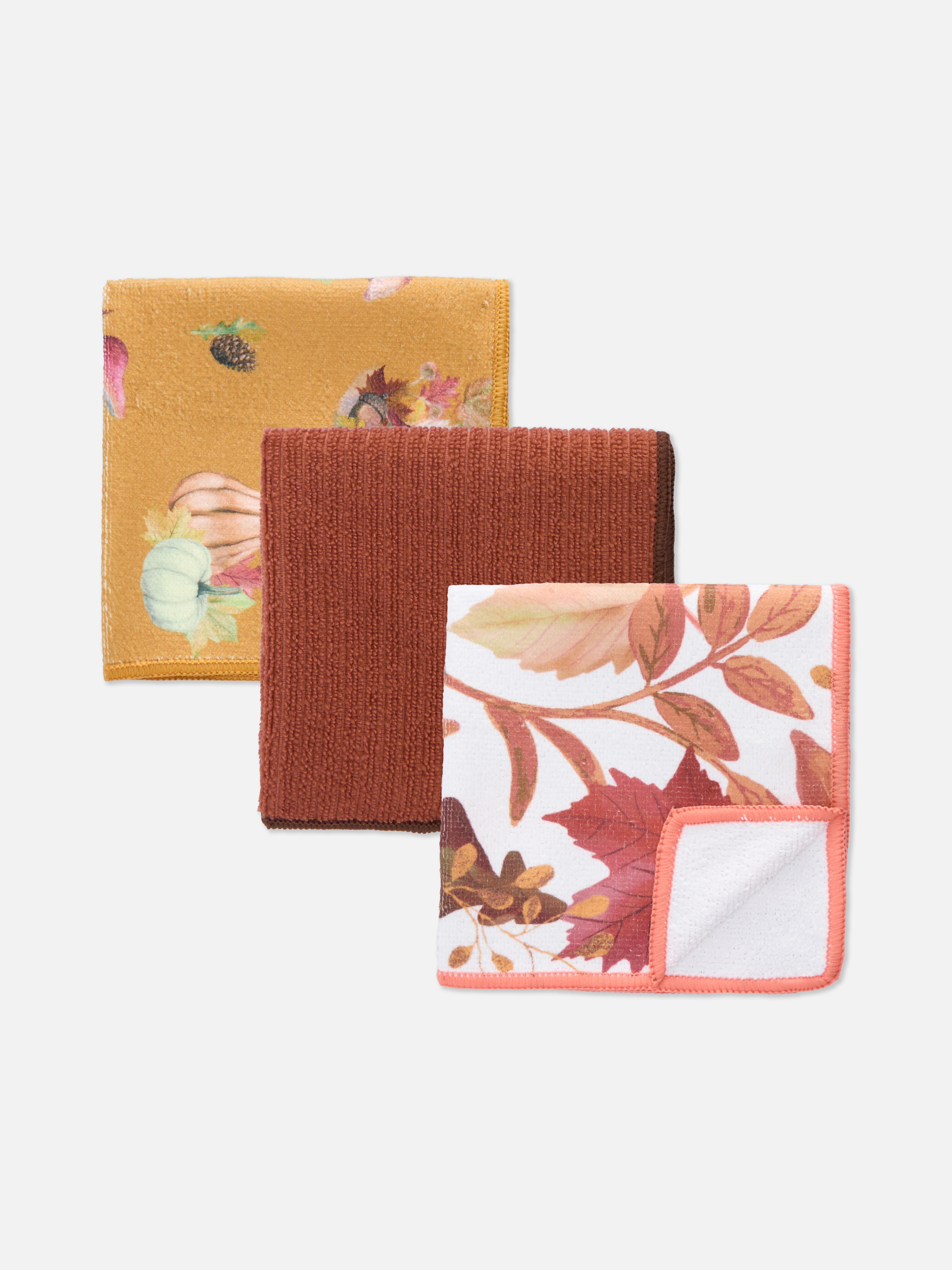 Herbstliche Mikrofasertischdecken, 3er-Pack