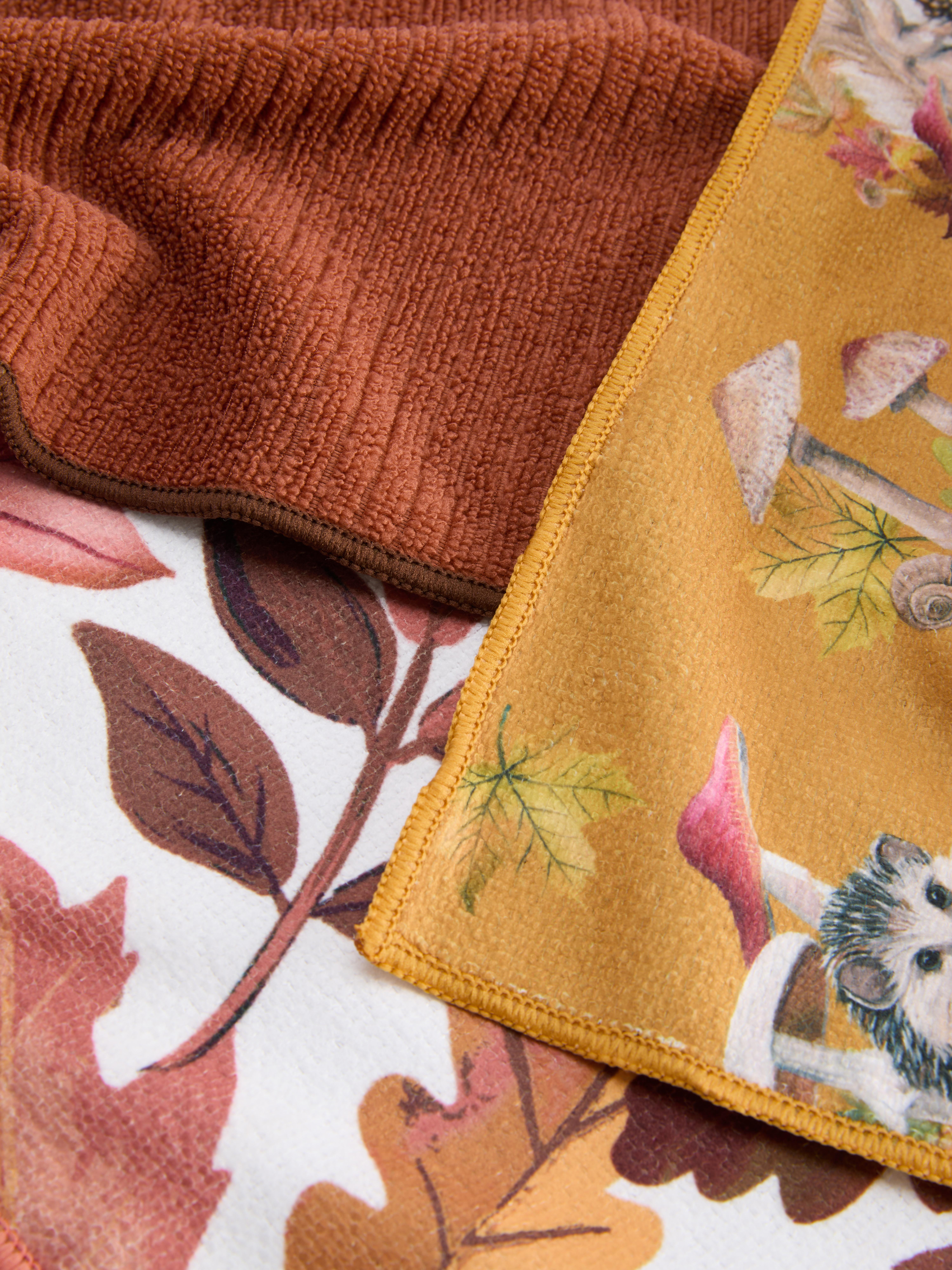 Herbstliche Mikrofasertischdecken, 3er-Pack