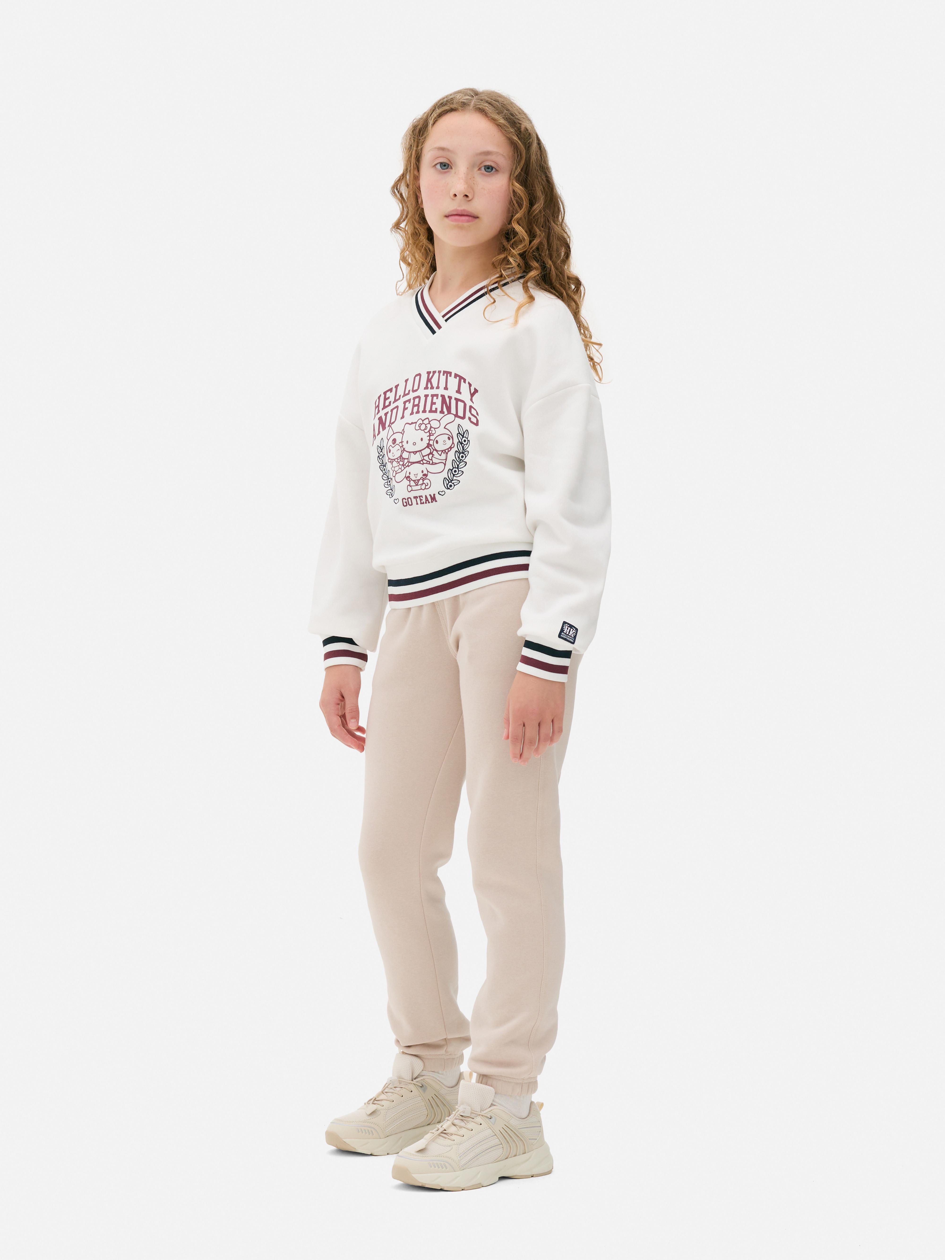 Felpa stile college Hello Kitty and Friends