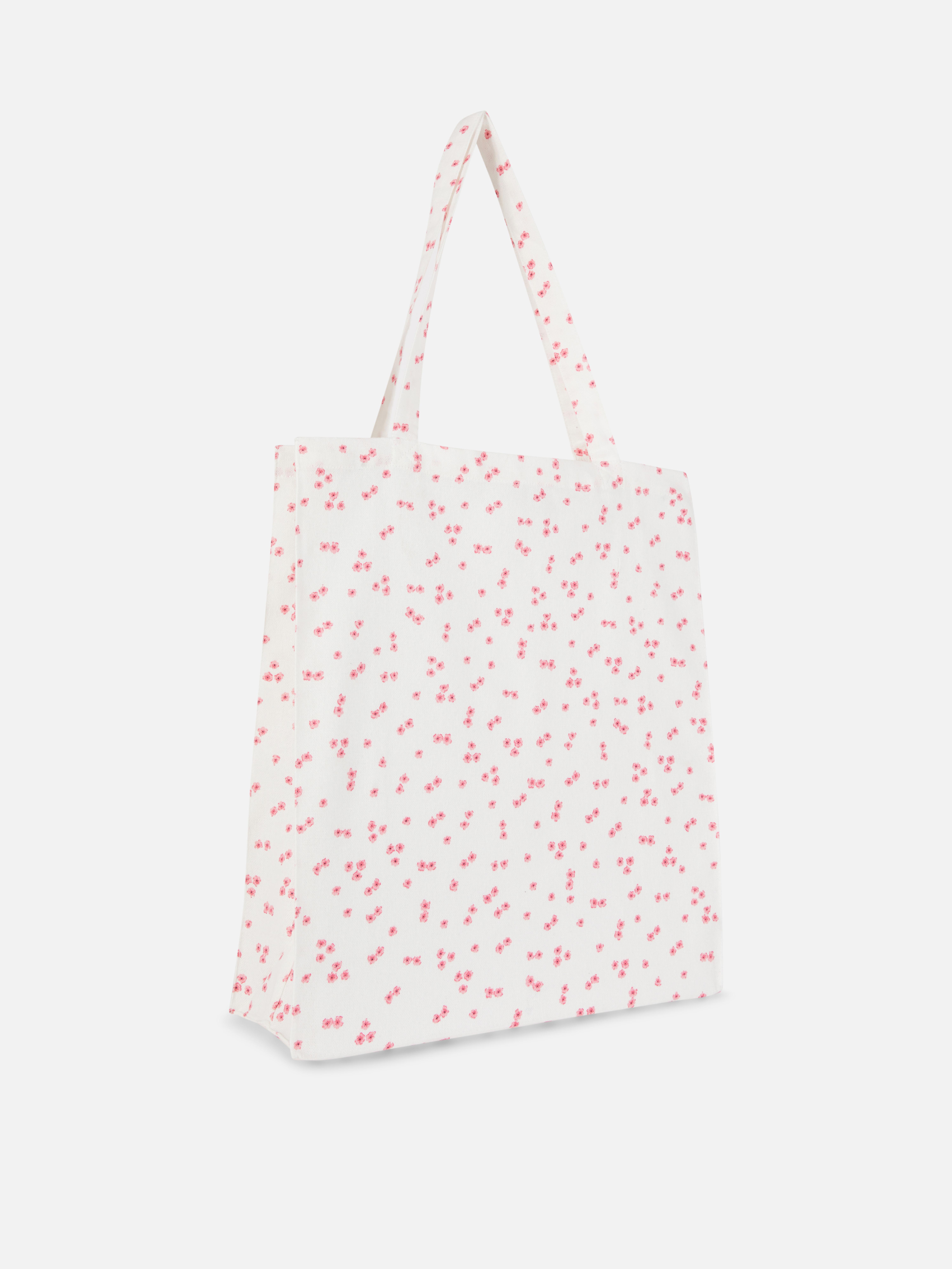 Wiederverwendbare Canvas-Tragetasche mit Print