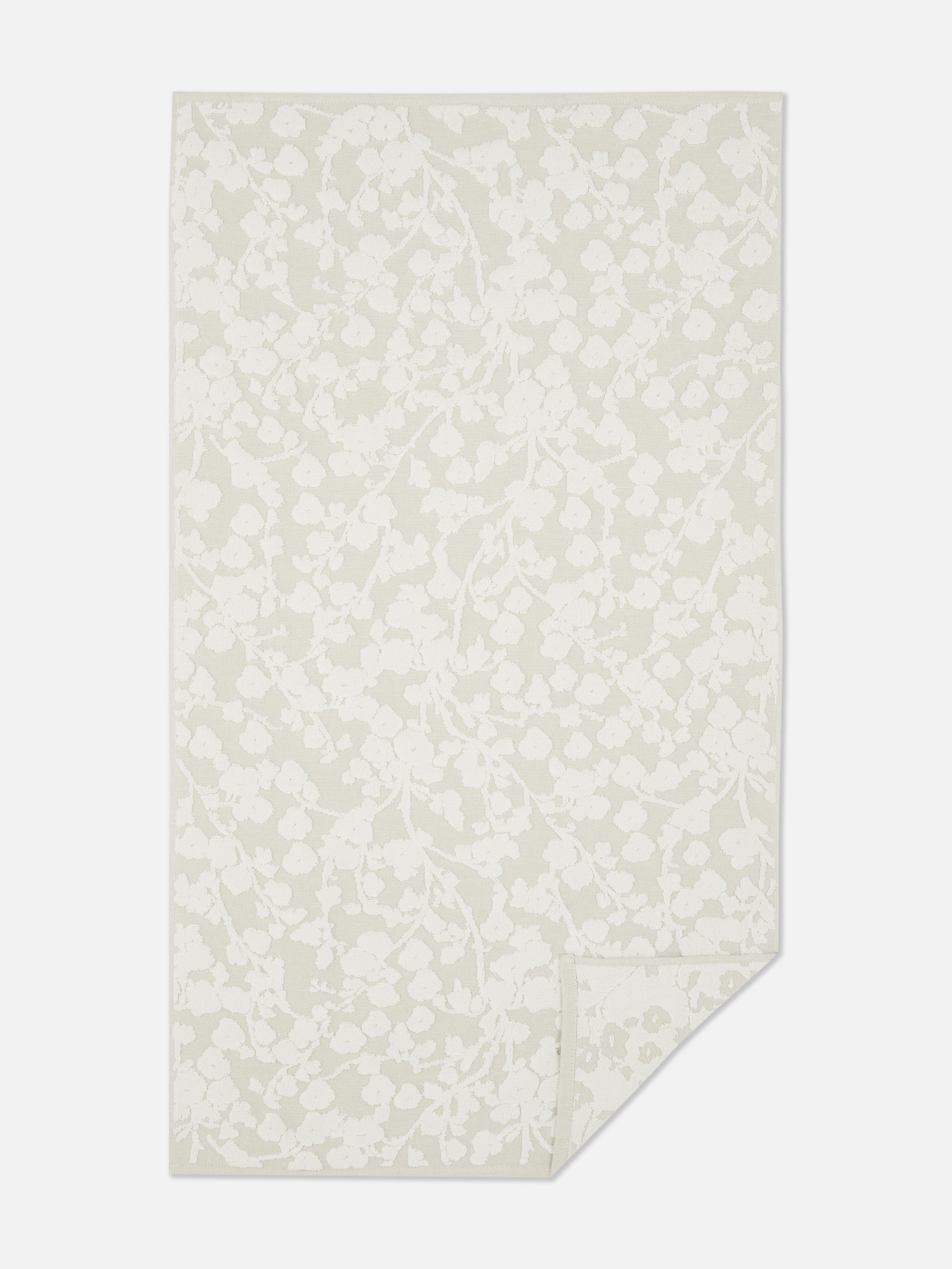 Floral Bath Towel