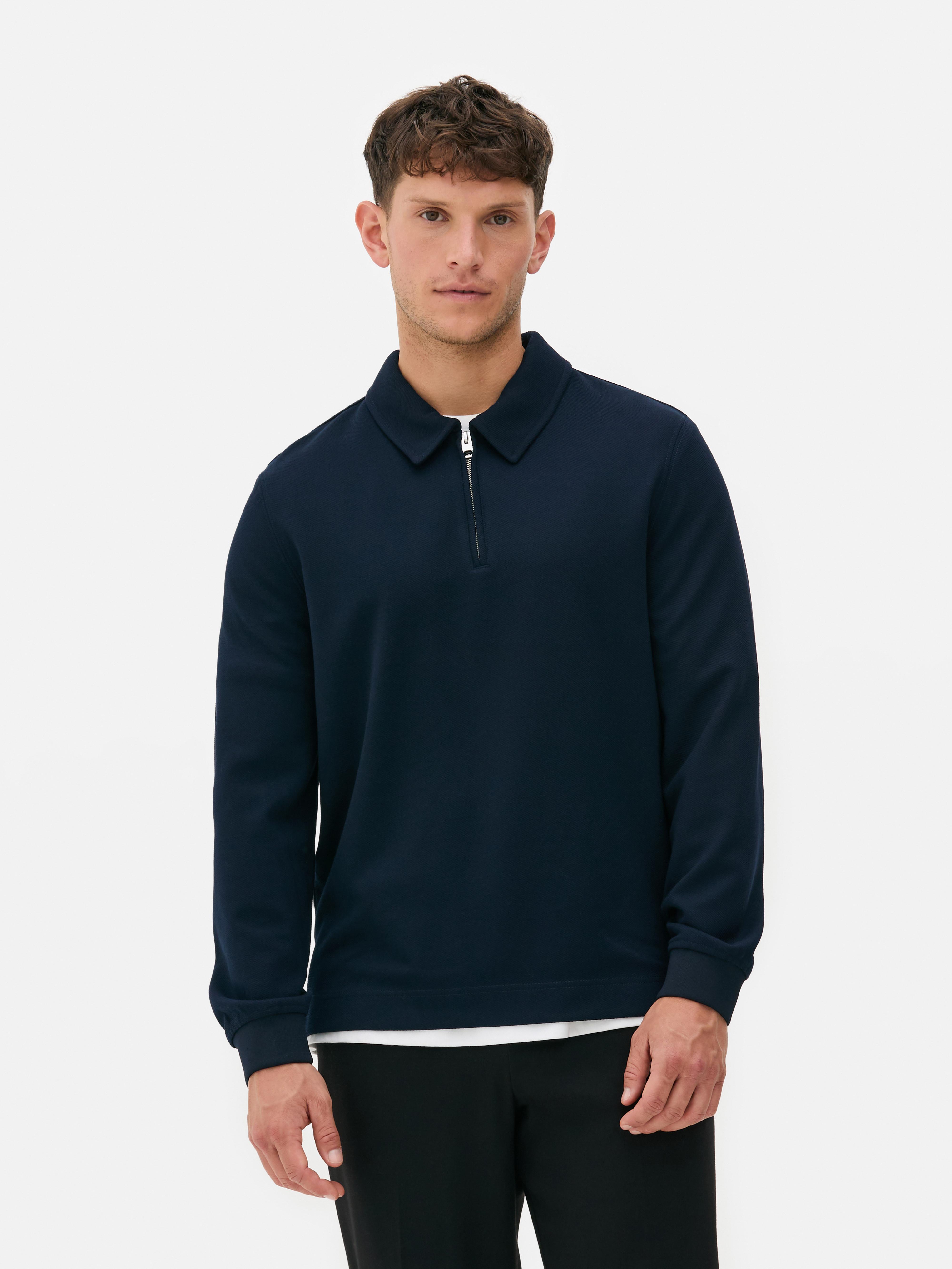 Sweatshirt met halve rits Kem