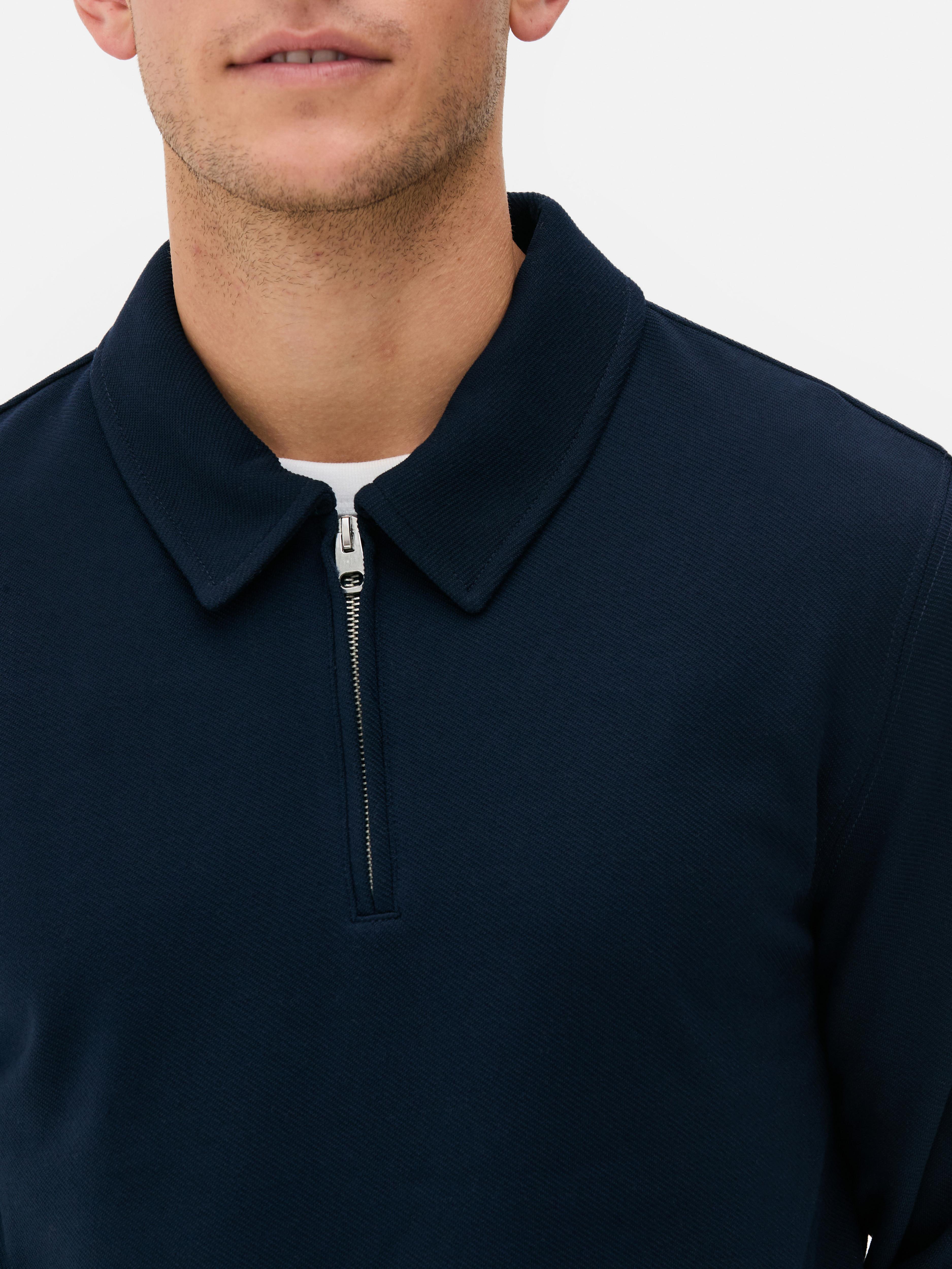 Sweatshirt met halve rits Kem