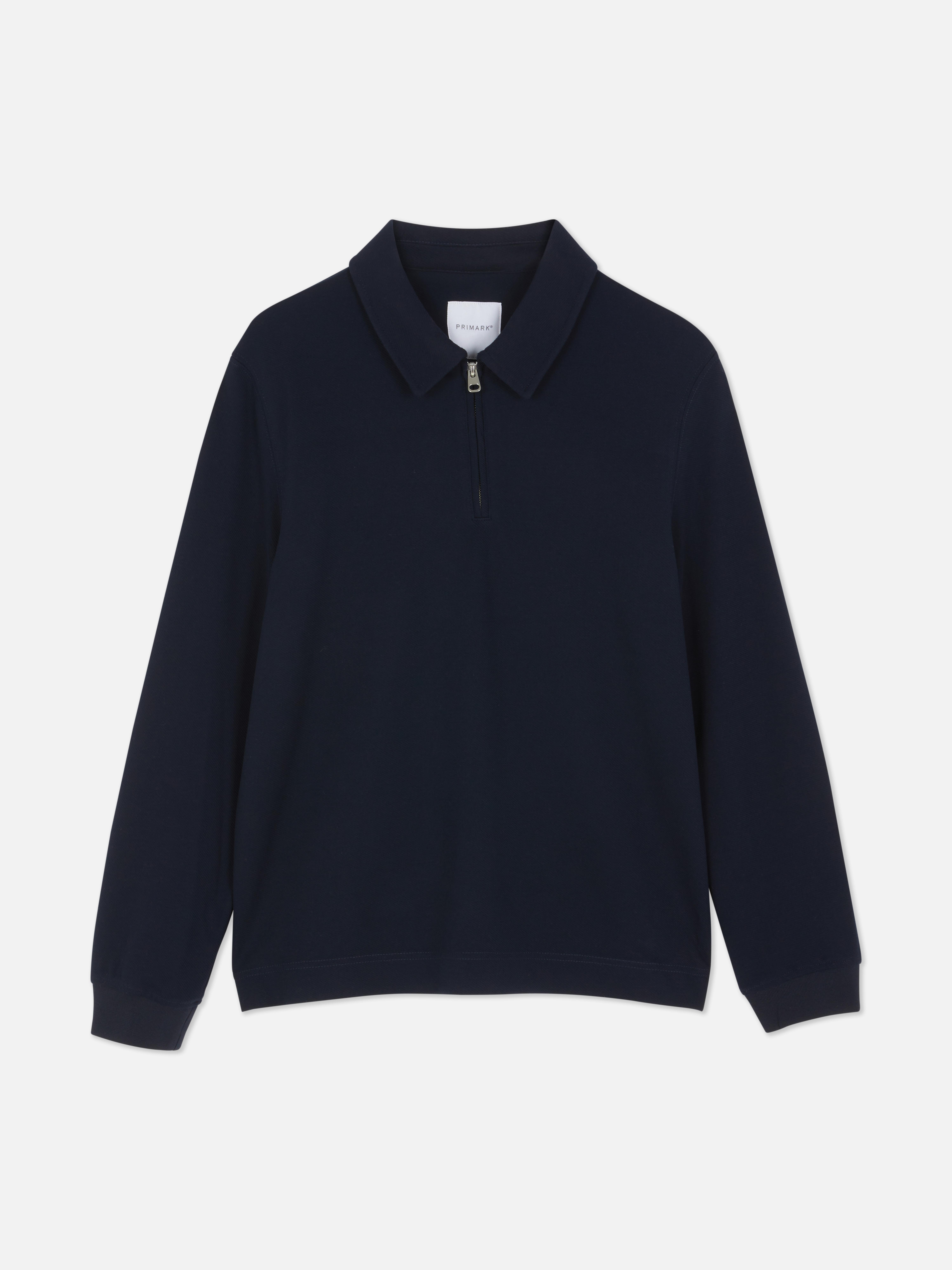 Sweatshirt met halve rits Kem