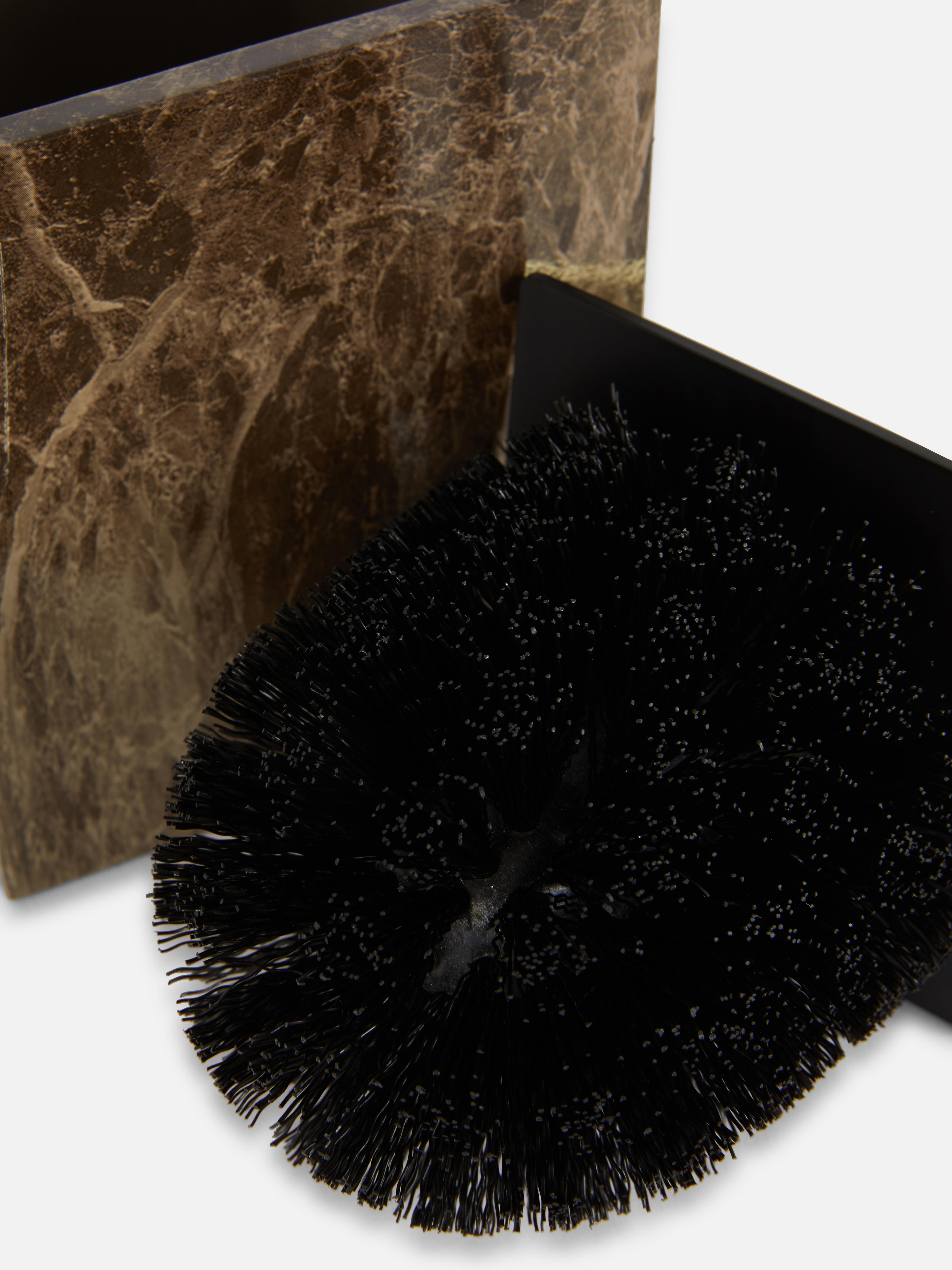 Brosse de toilette effet marbré