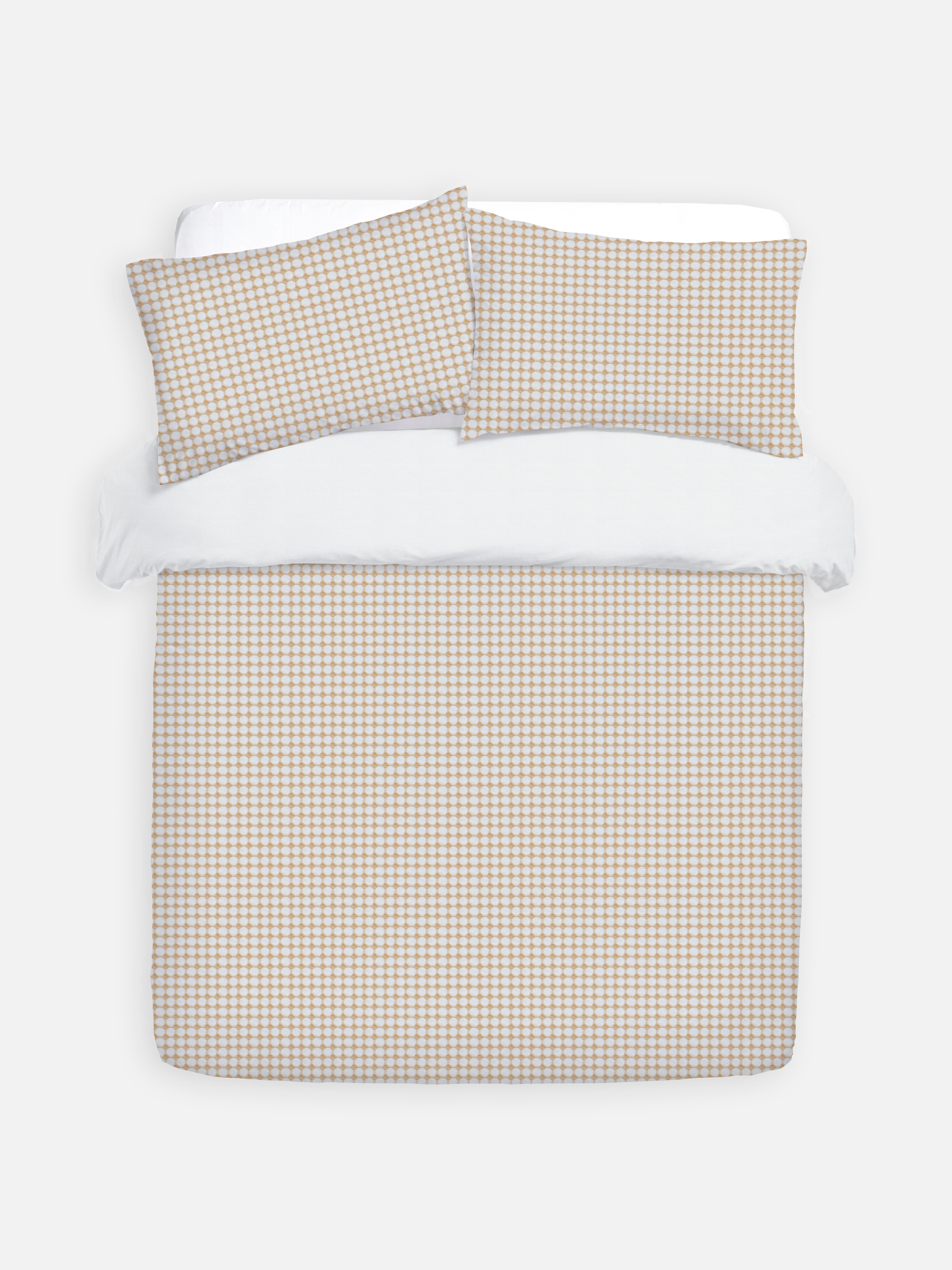 Waffle Texture Double Duvet Cover Set