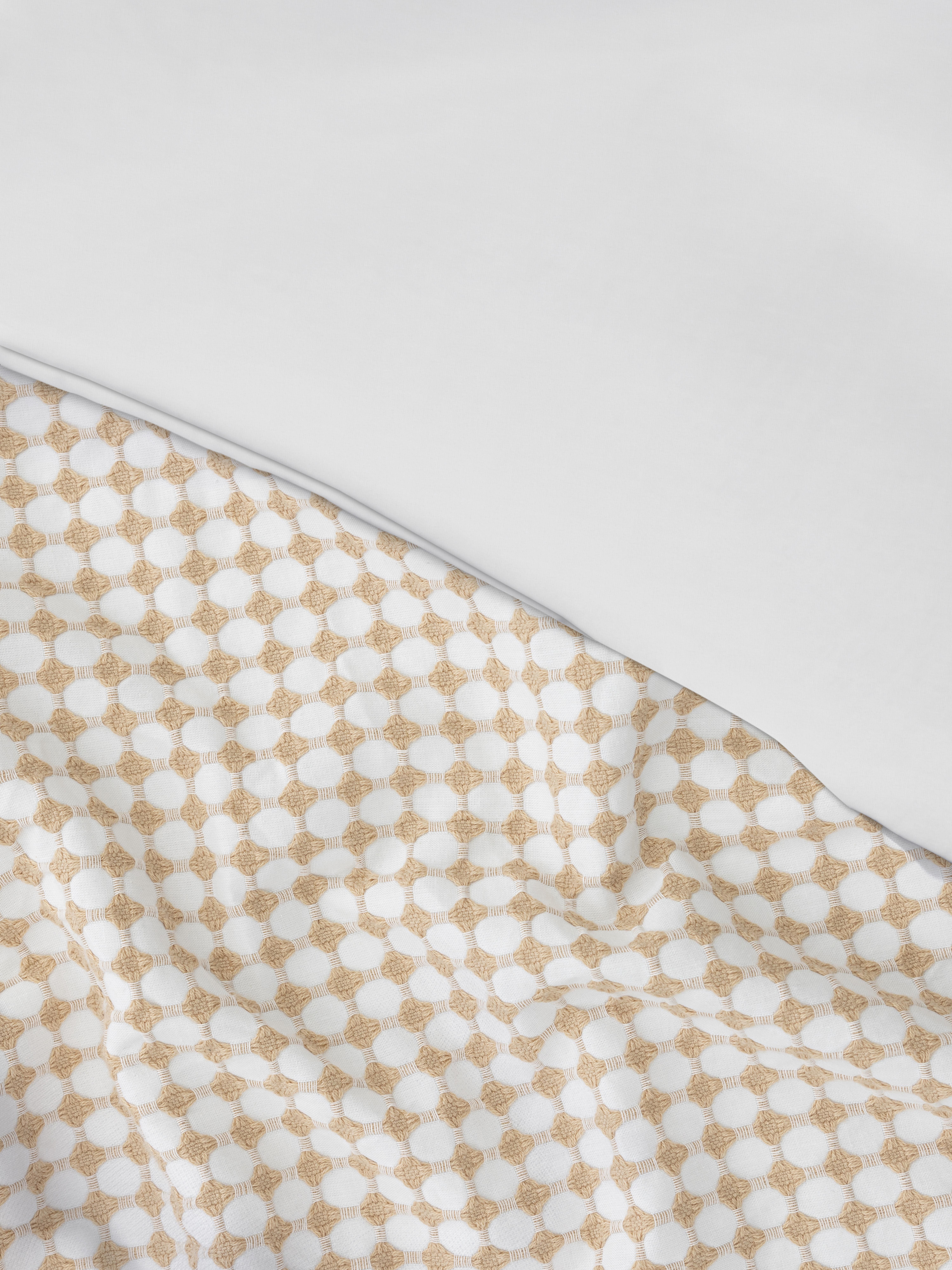 Waffle Texture Double Duvet Cover Set
