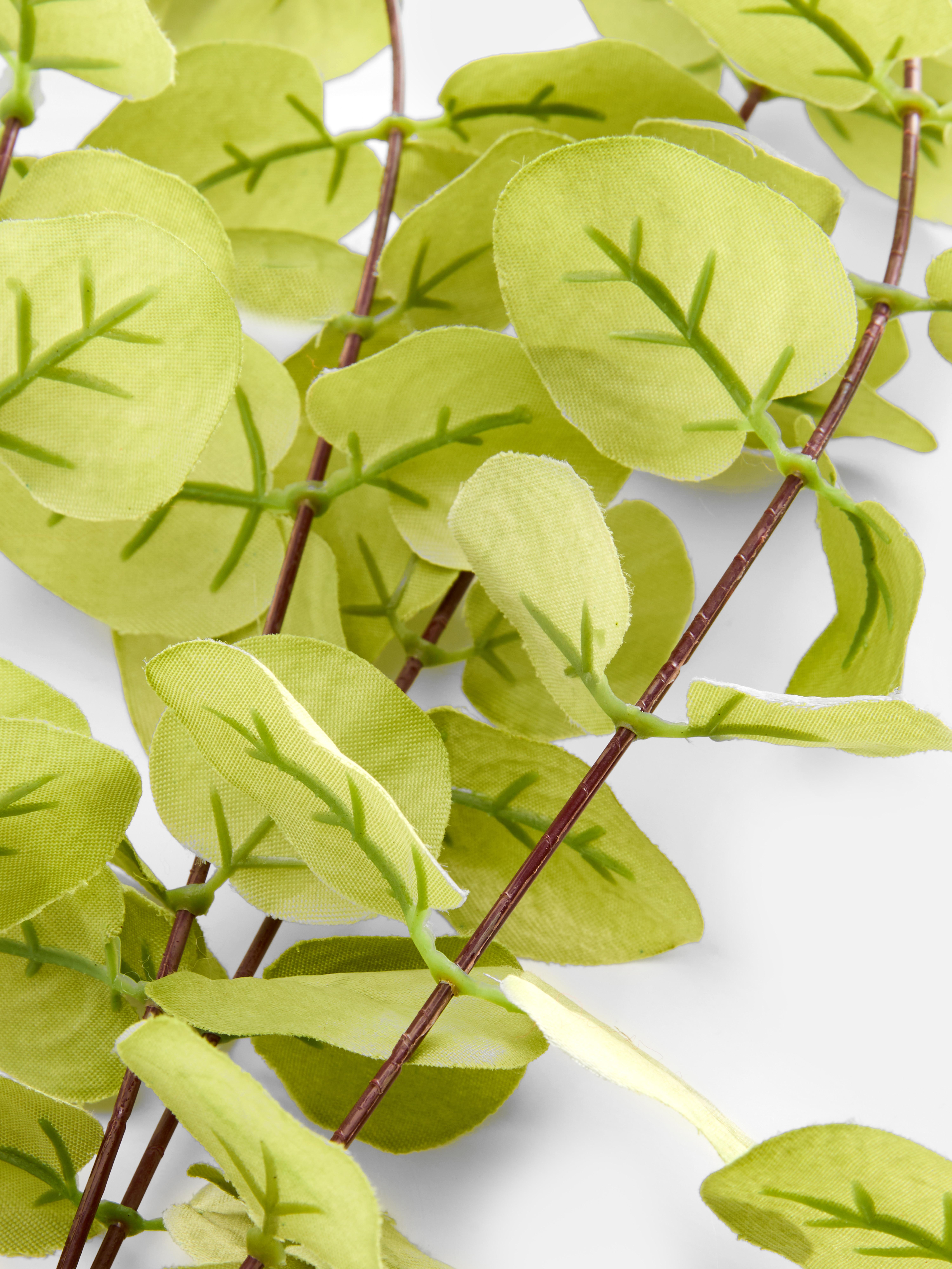 Single Stem Faux Eucalyptus Plant