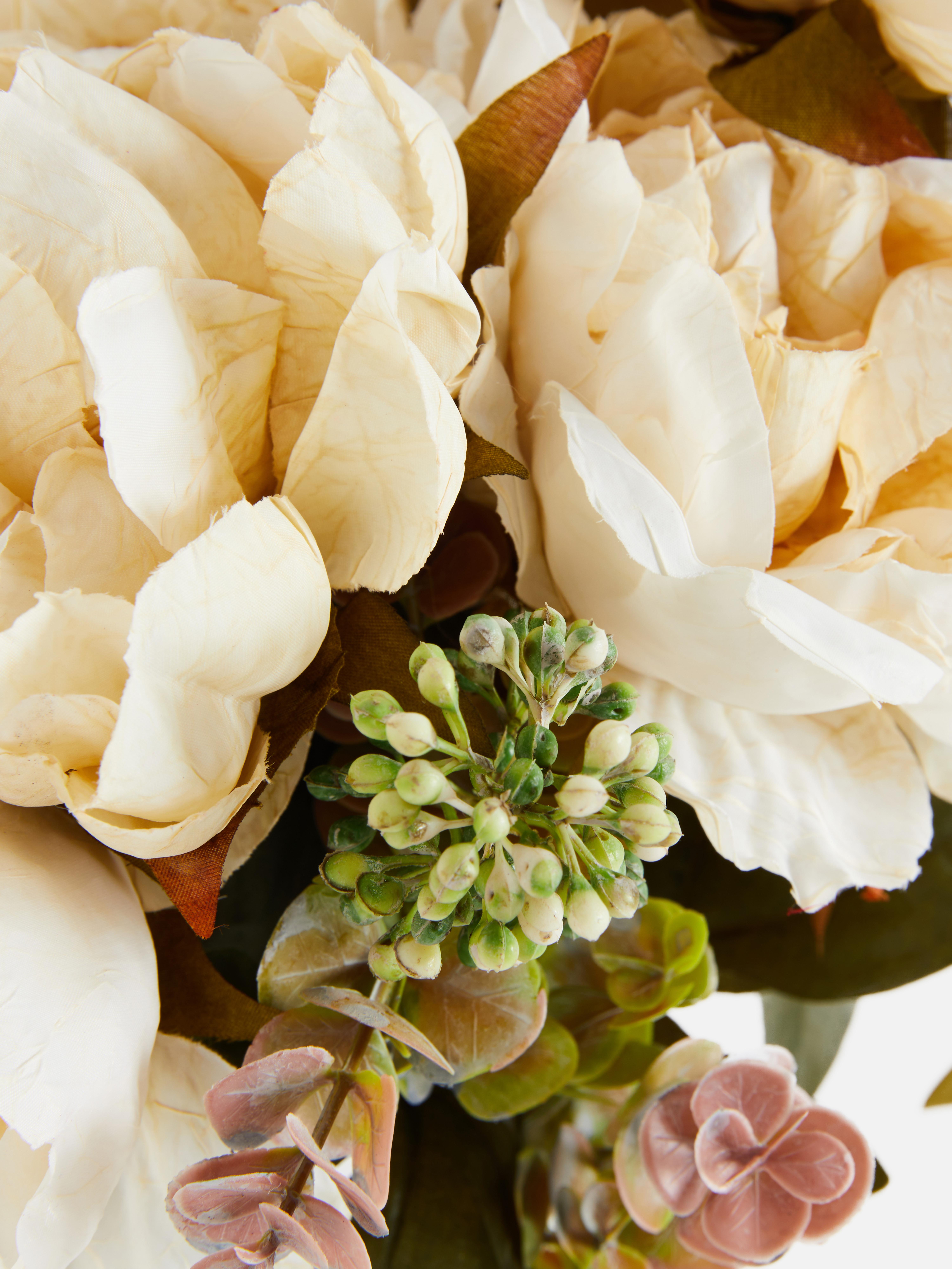 Single Stem Faux Rose Bouquet