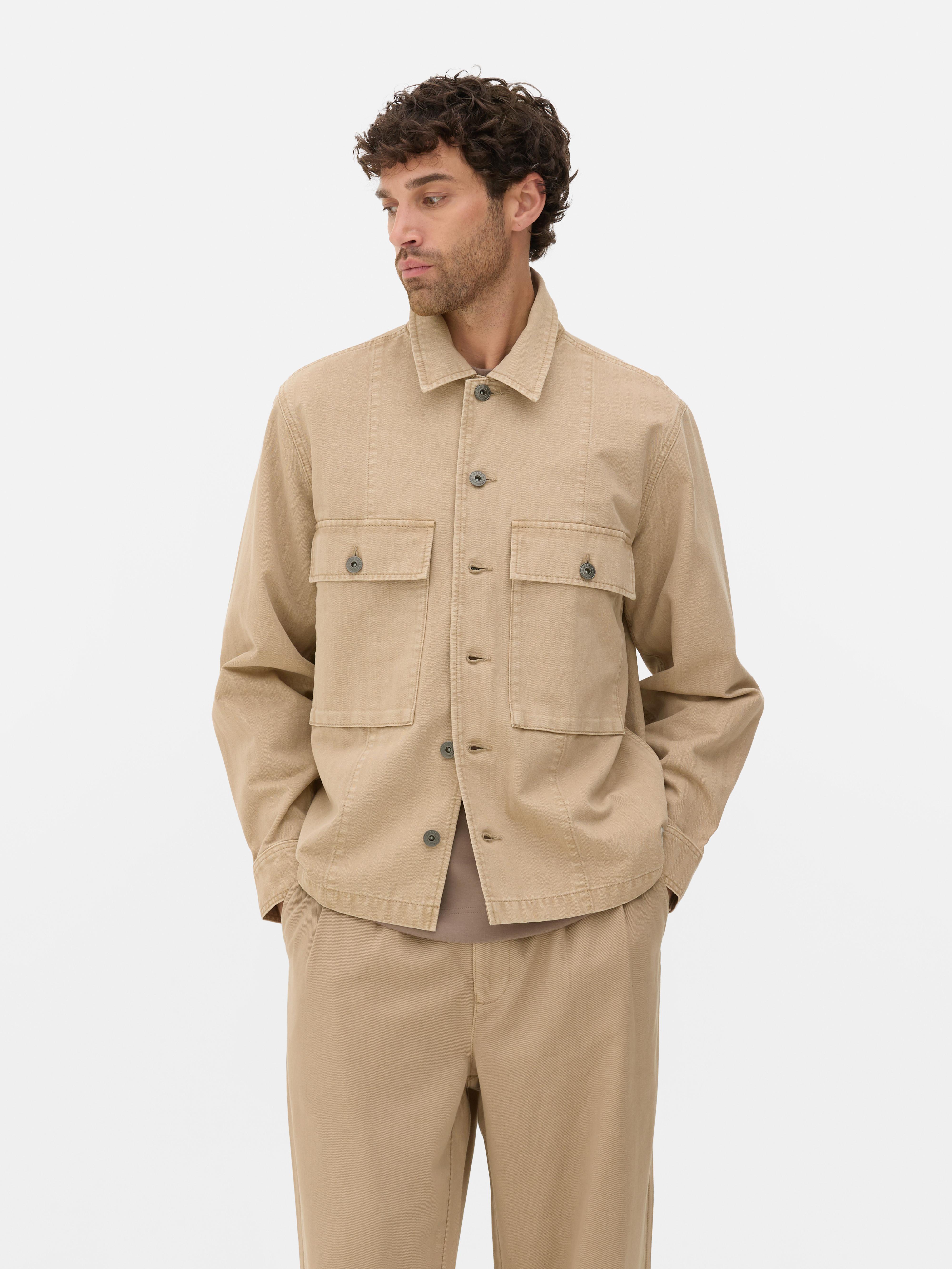 „The Stronghold“ Canvas-Jacke mit Fischgrätmuster