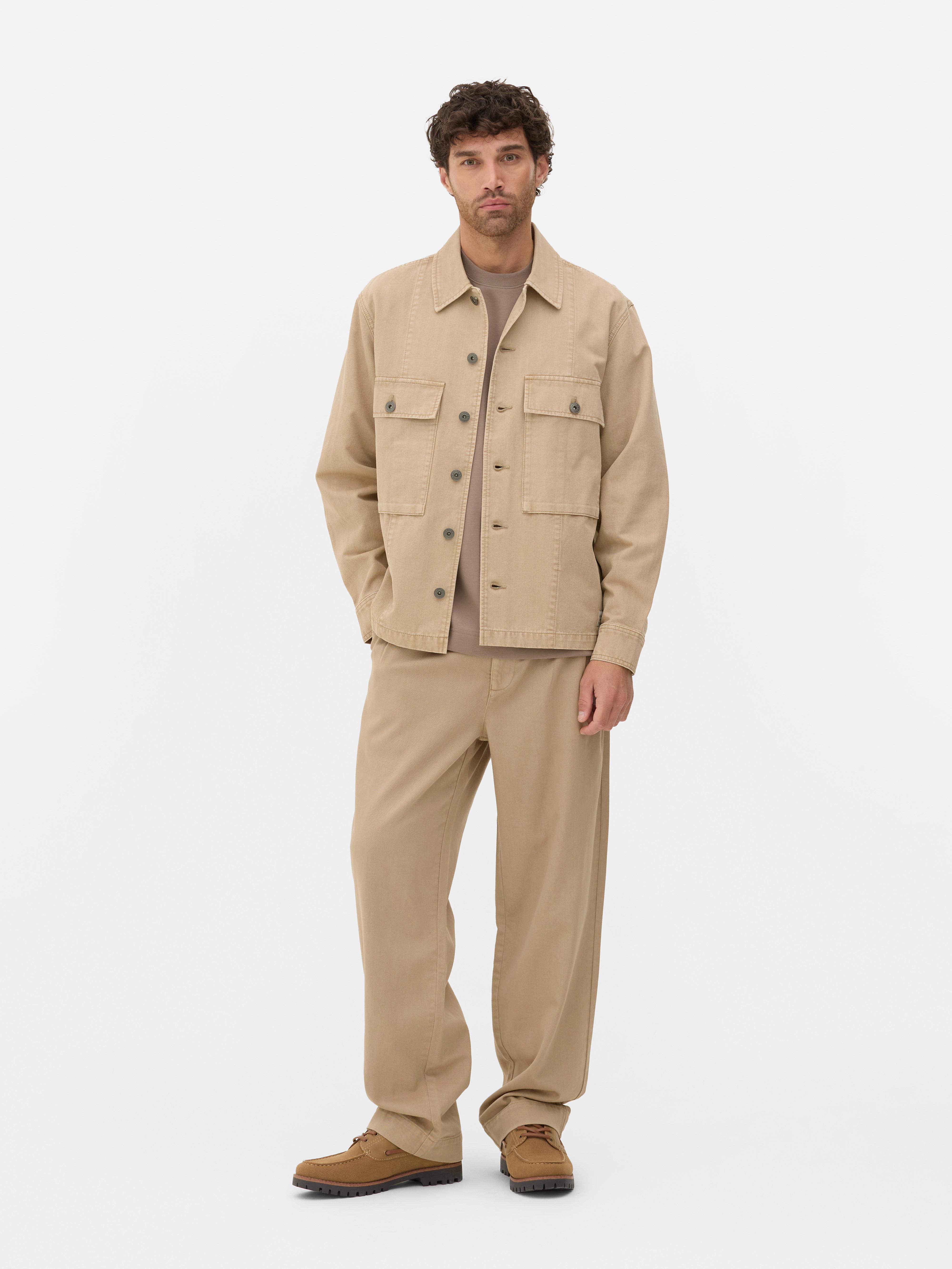 „The Stronghold“ Canvas-Jacke mit Fischgrätmuster