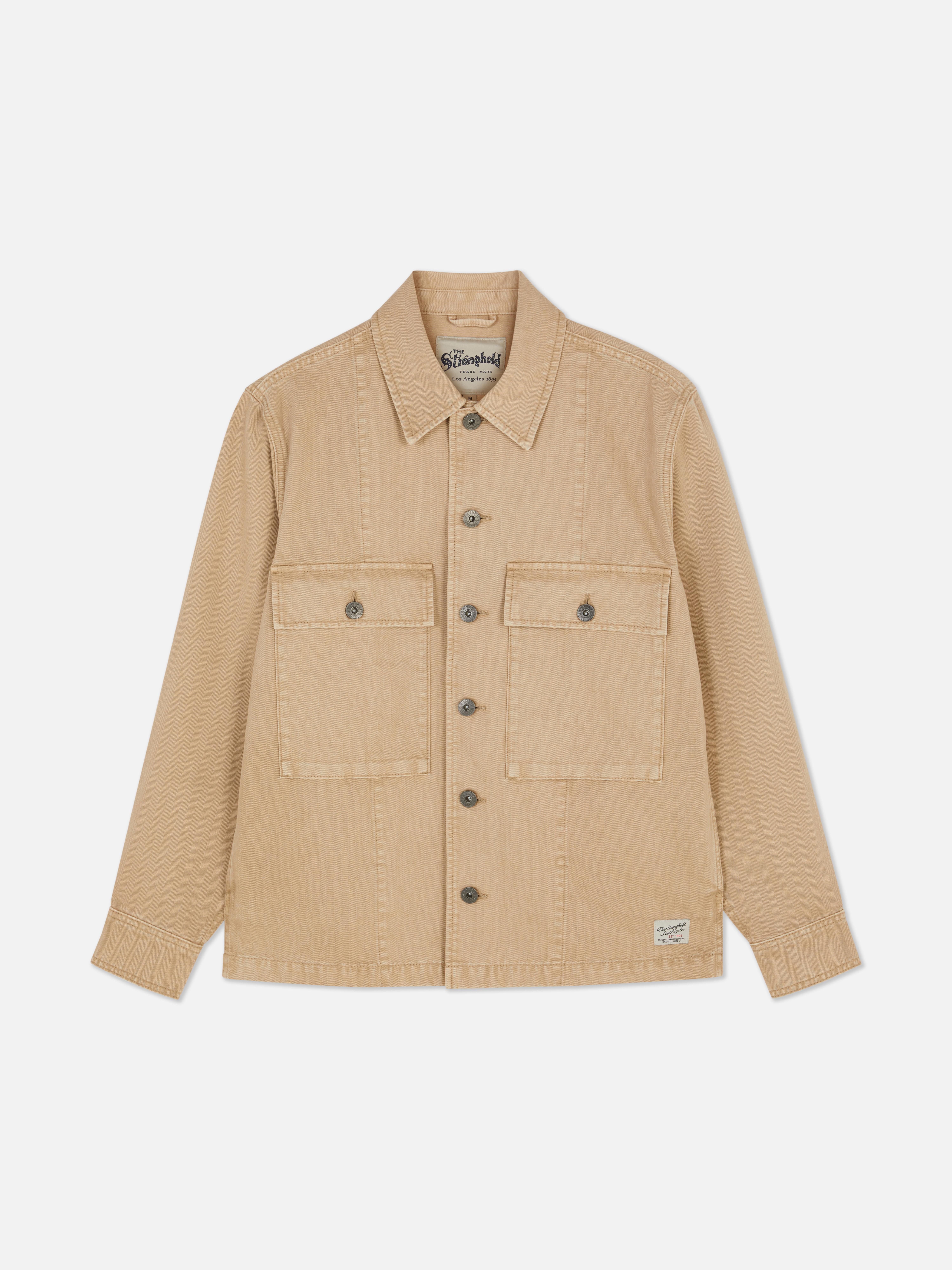 „The Stronghold“ Canvas-Jacke mit Fischgrätmuster