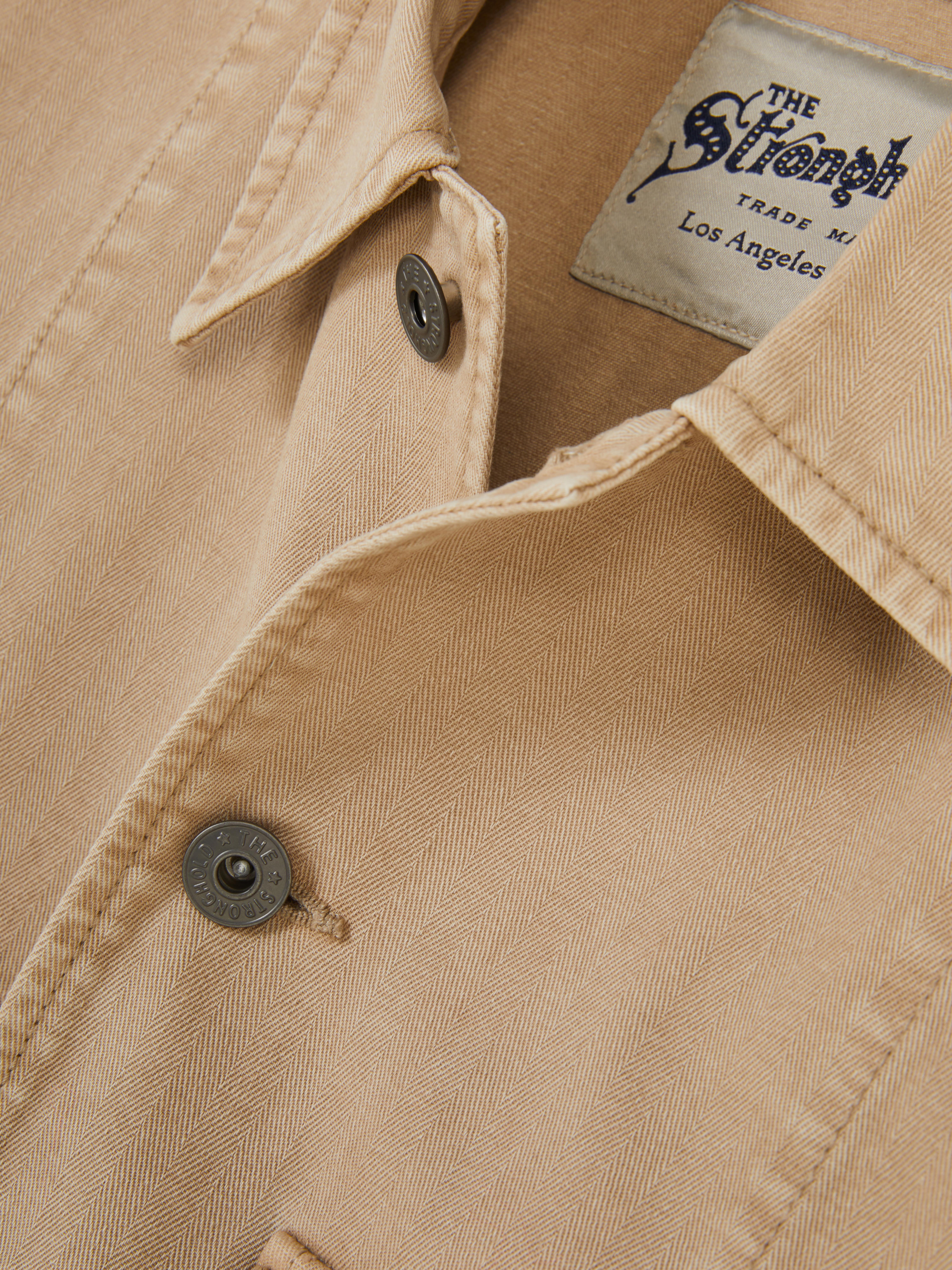 „The Stronghold“ Canvas-Jacke mit Fischgrätmuster