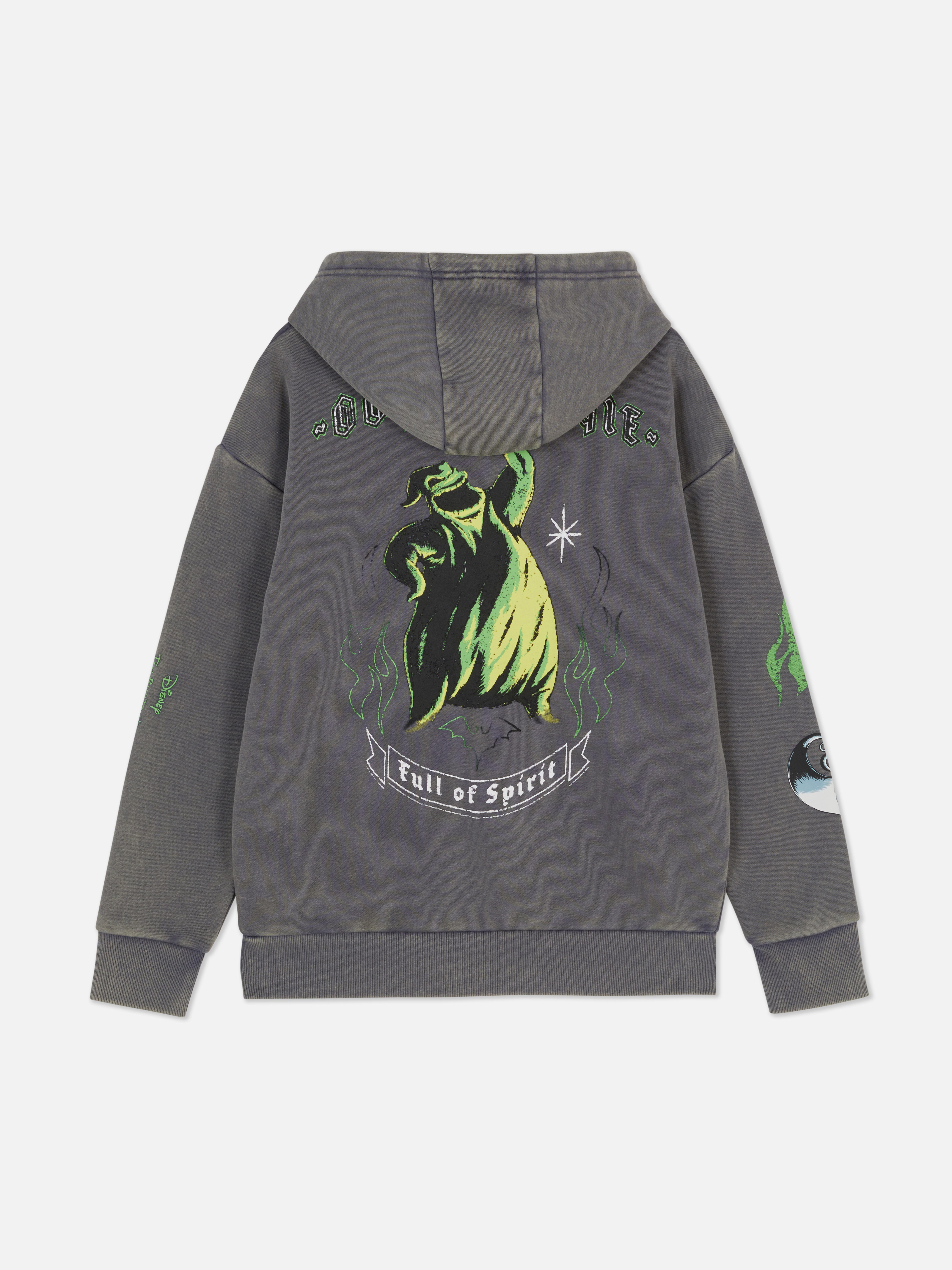 7-15yrs | The Nightmare Before Christmas Acid Wash Hoodie