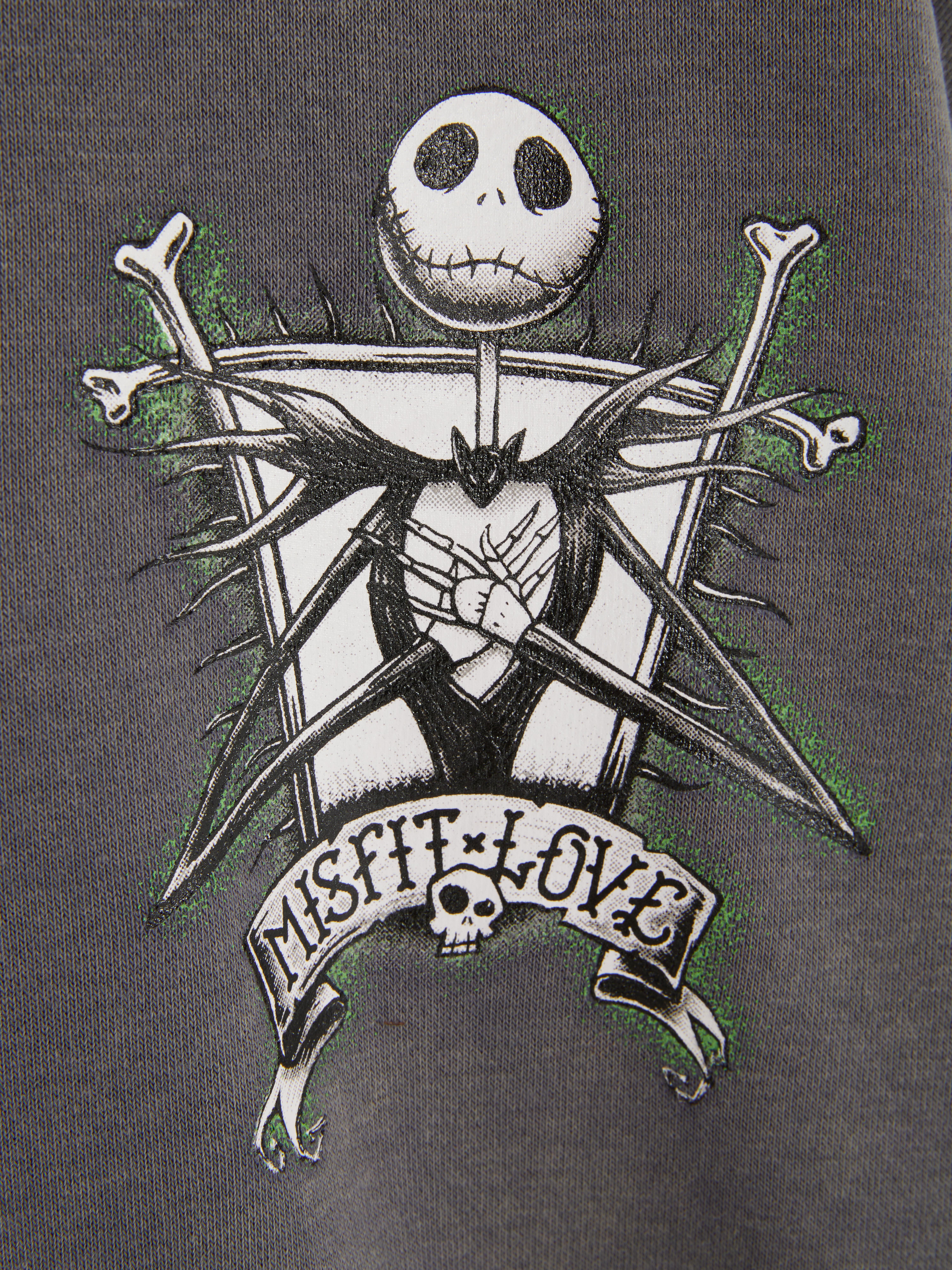 7-15yrs | The Nightmare Before Christmas Acid Wash Hoodie