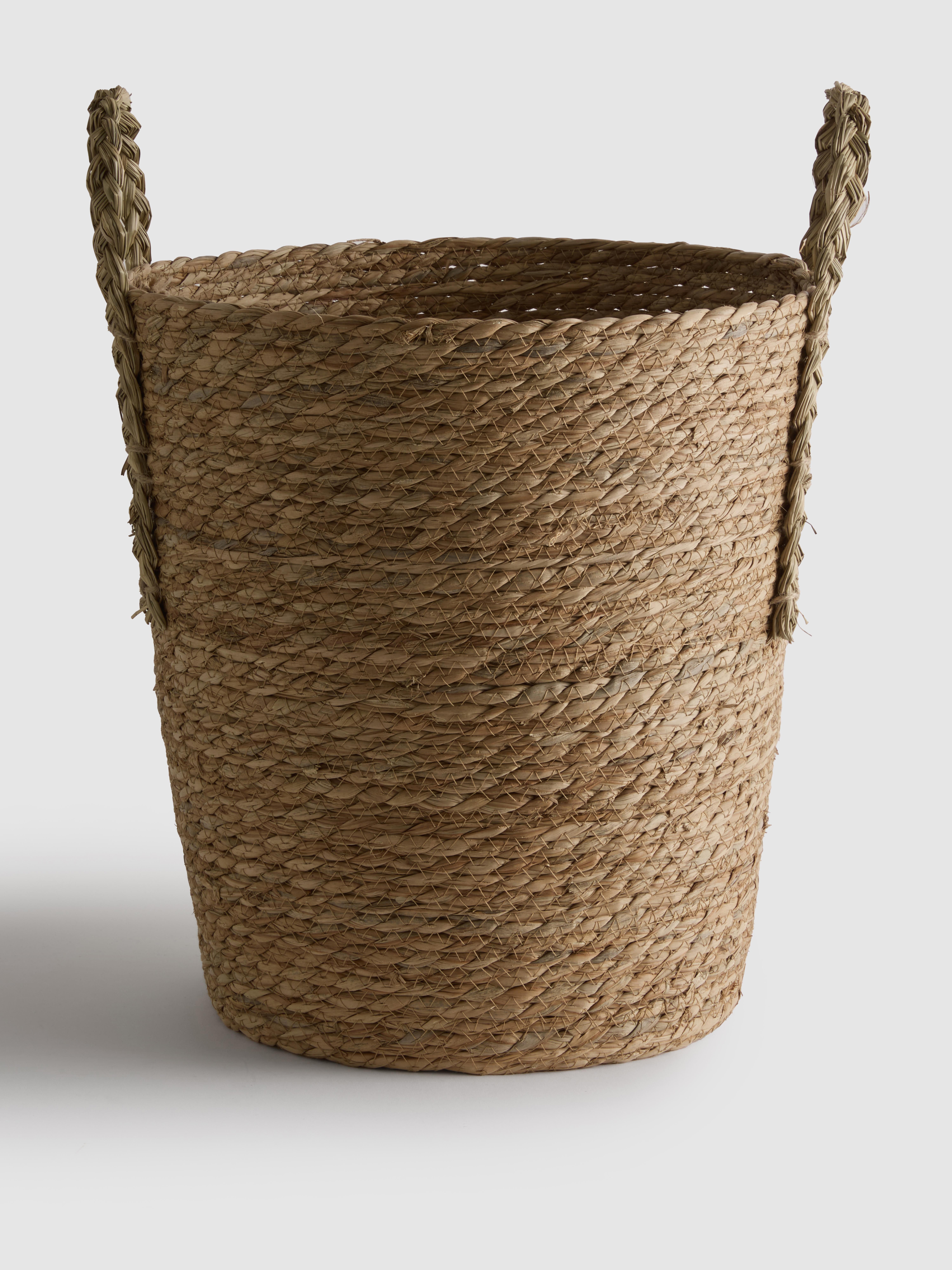 Tall Seagrass Storage Basket