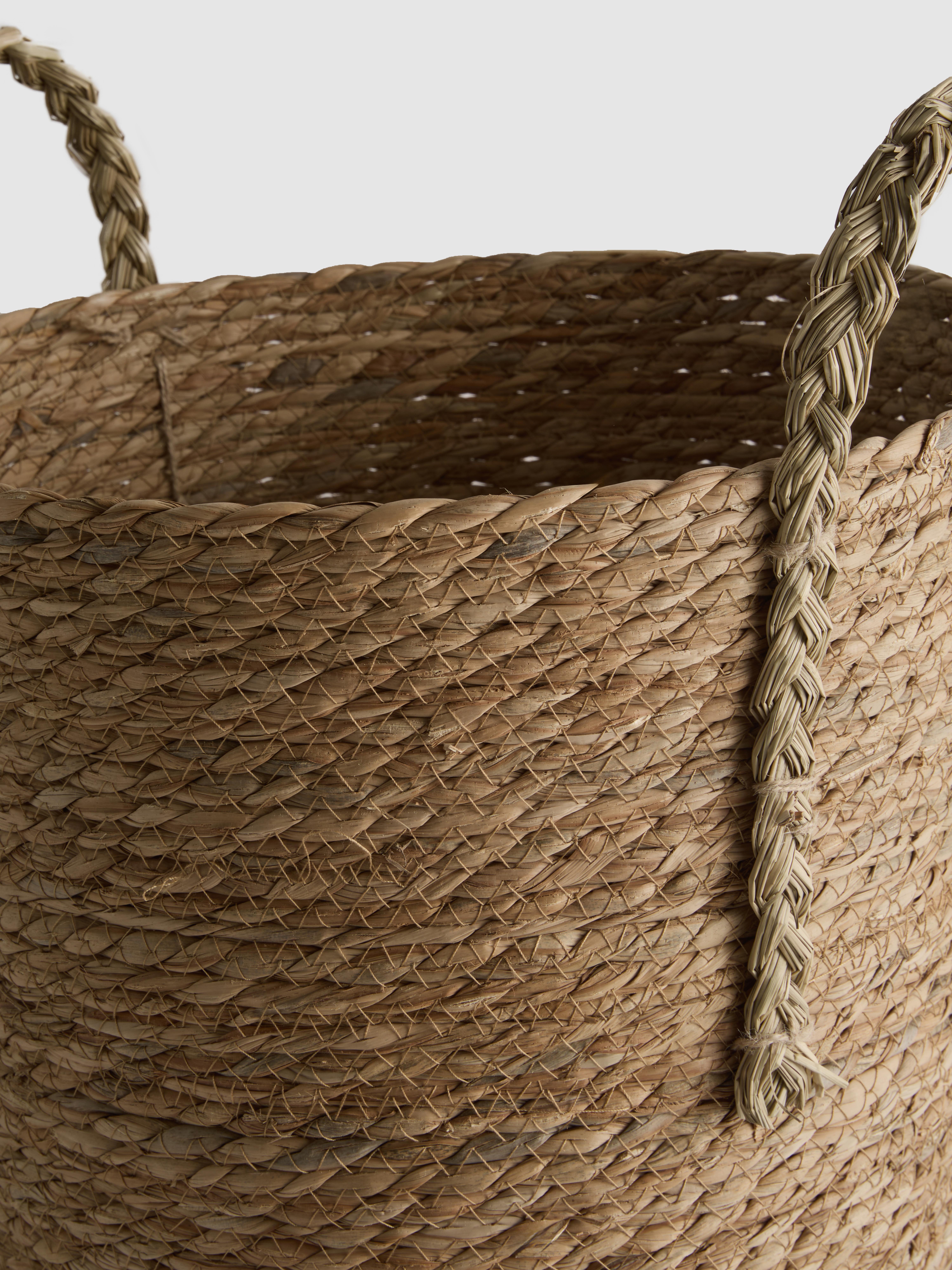 Tall Seagrass Storage Basket