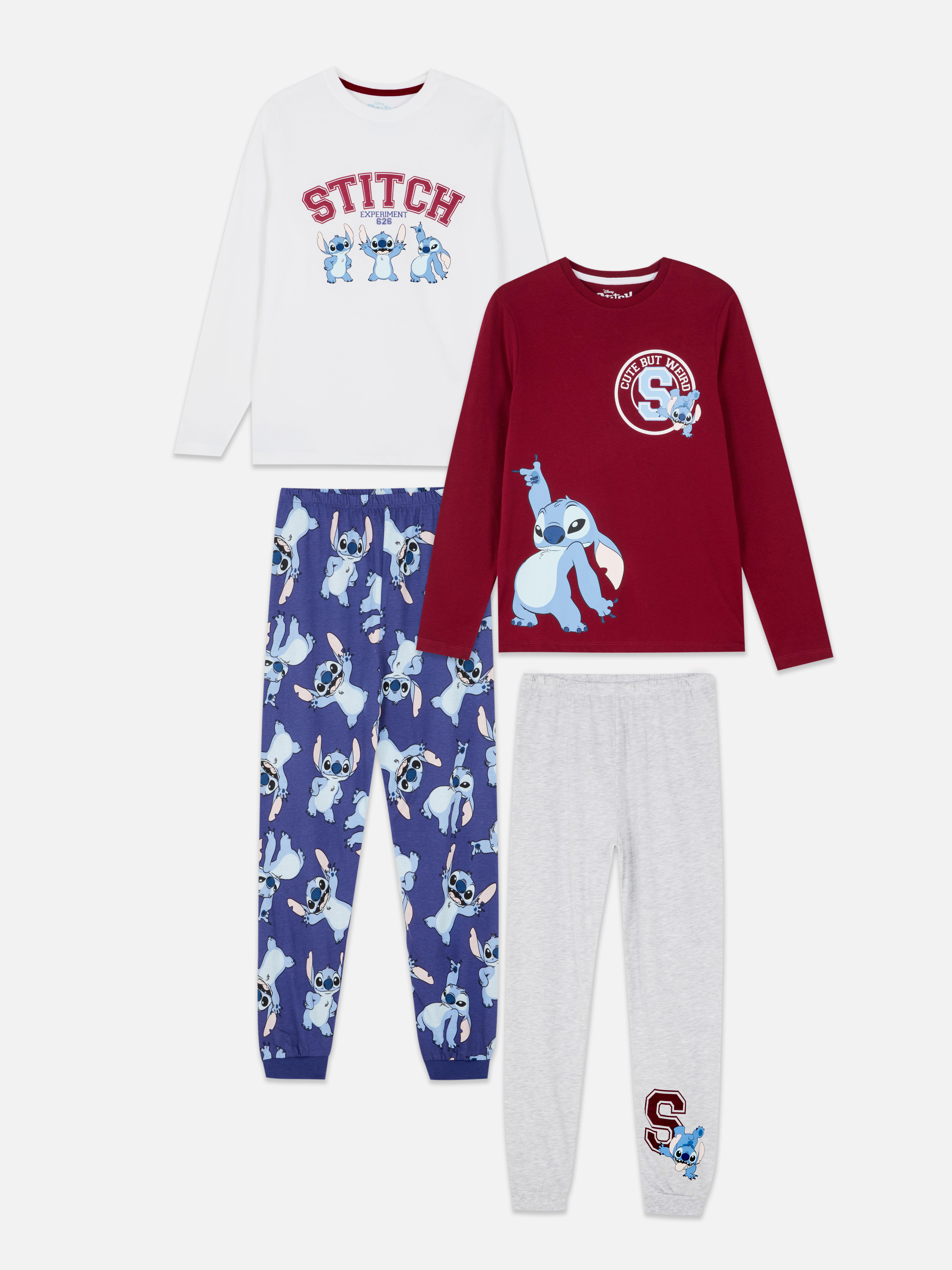 5-15yrs | 2pk Disney’s Stitch Long Pyjamas