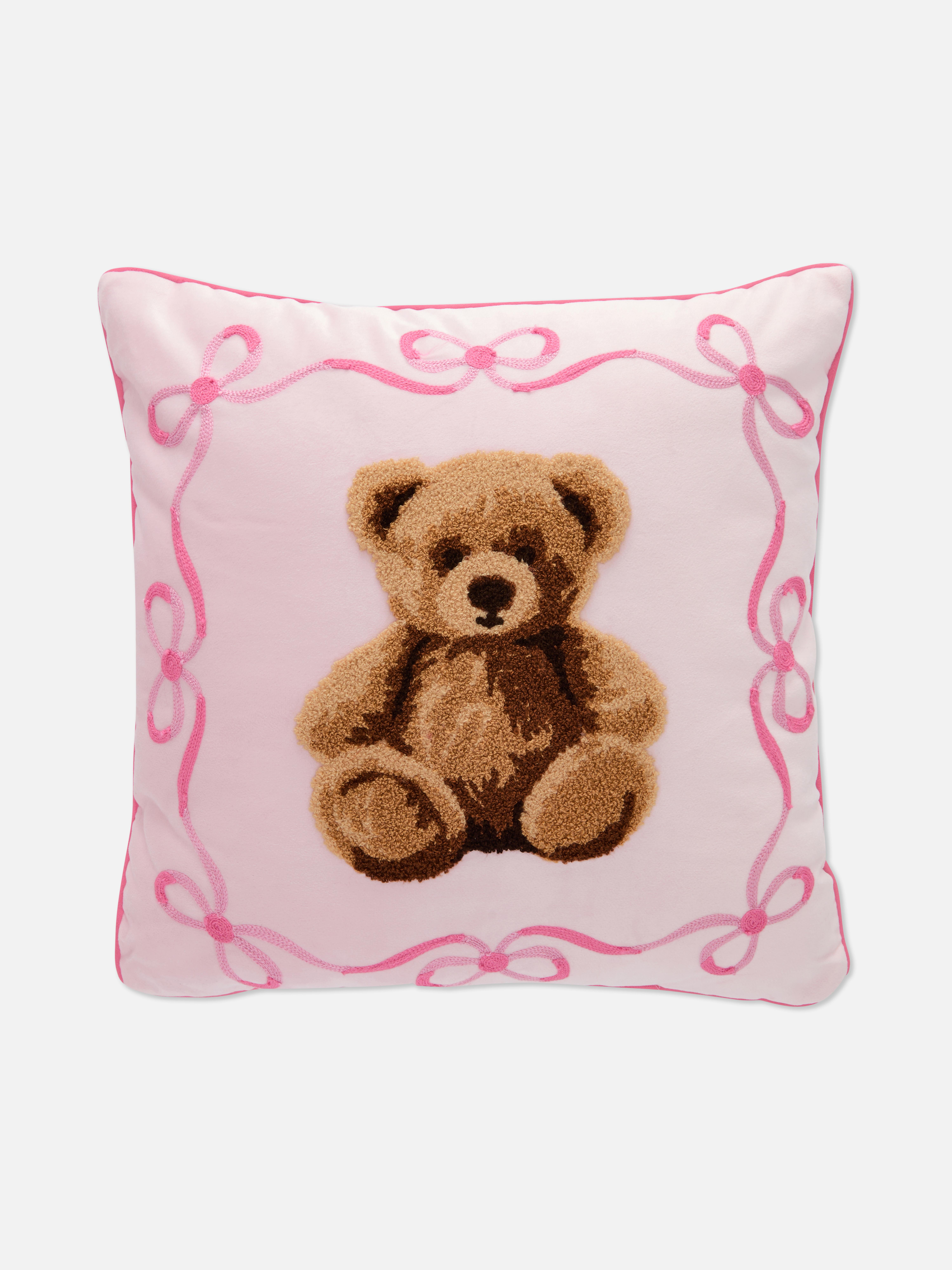 Teddy Bear Square Cushion