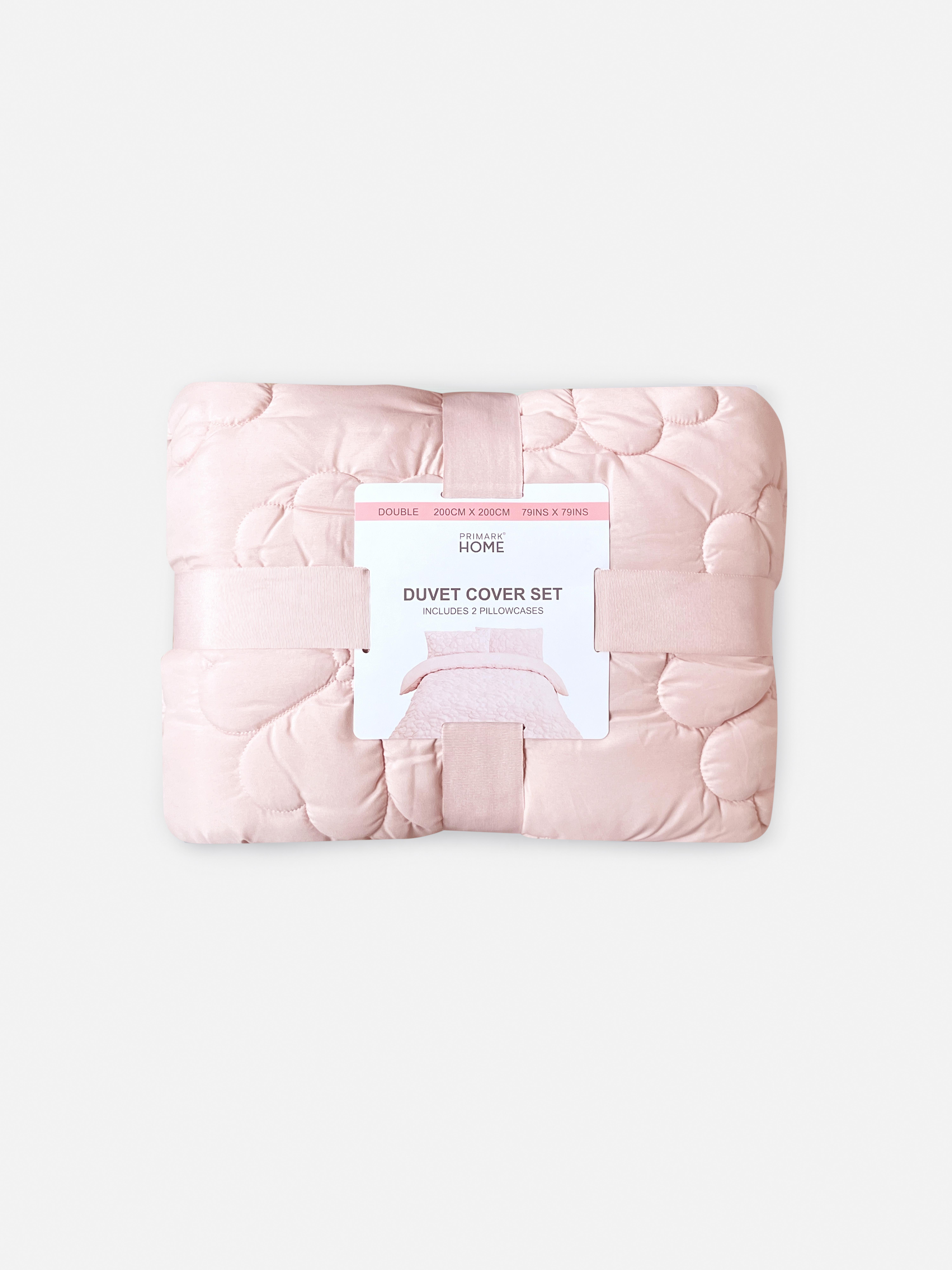 Bettwäscheset mit voluminösem Blumenmuster, Doppelbett