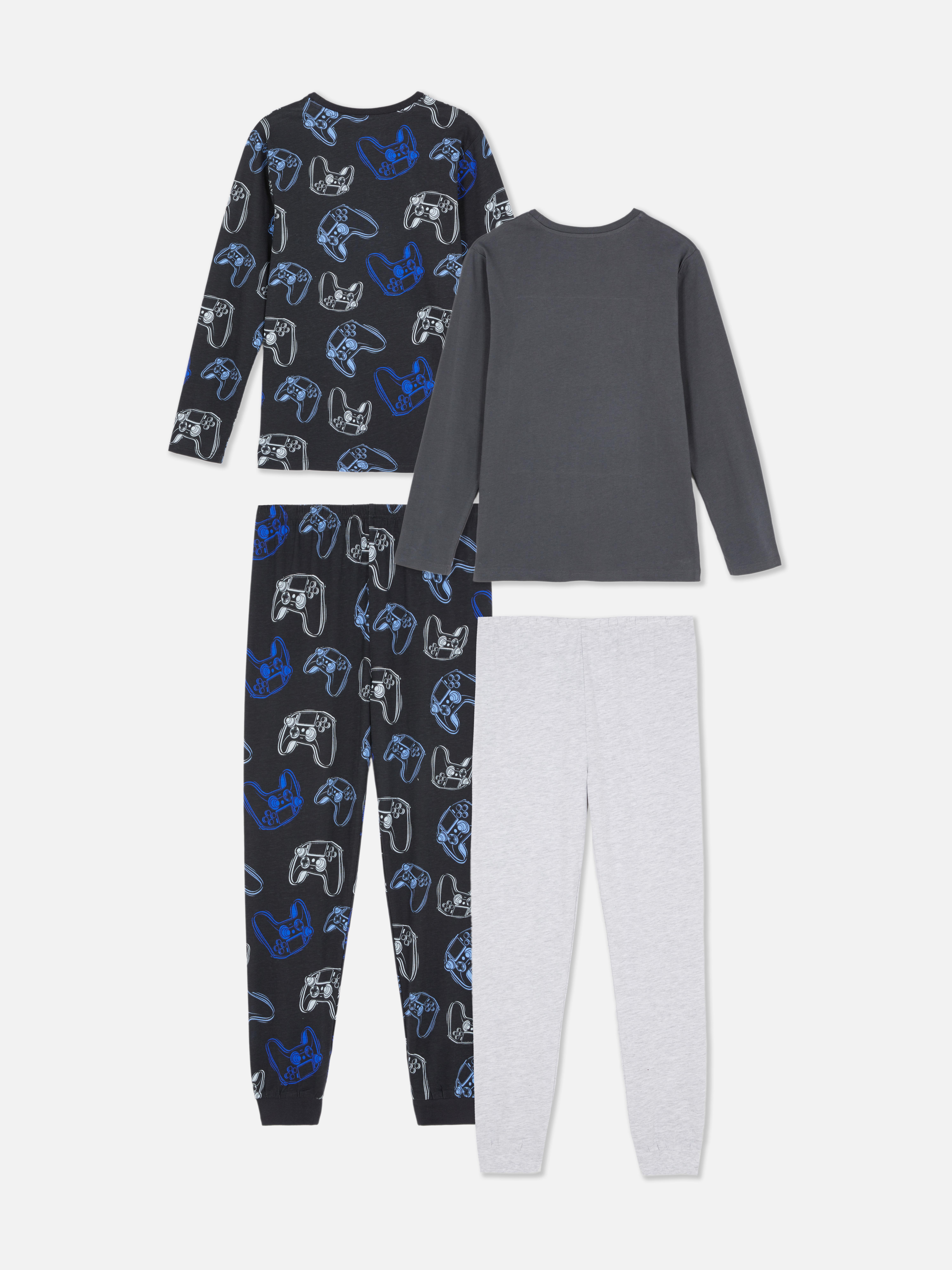 7-15 jr | Pyjama met gamingprint, set van 2
