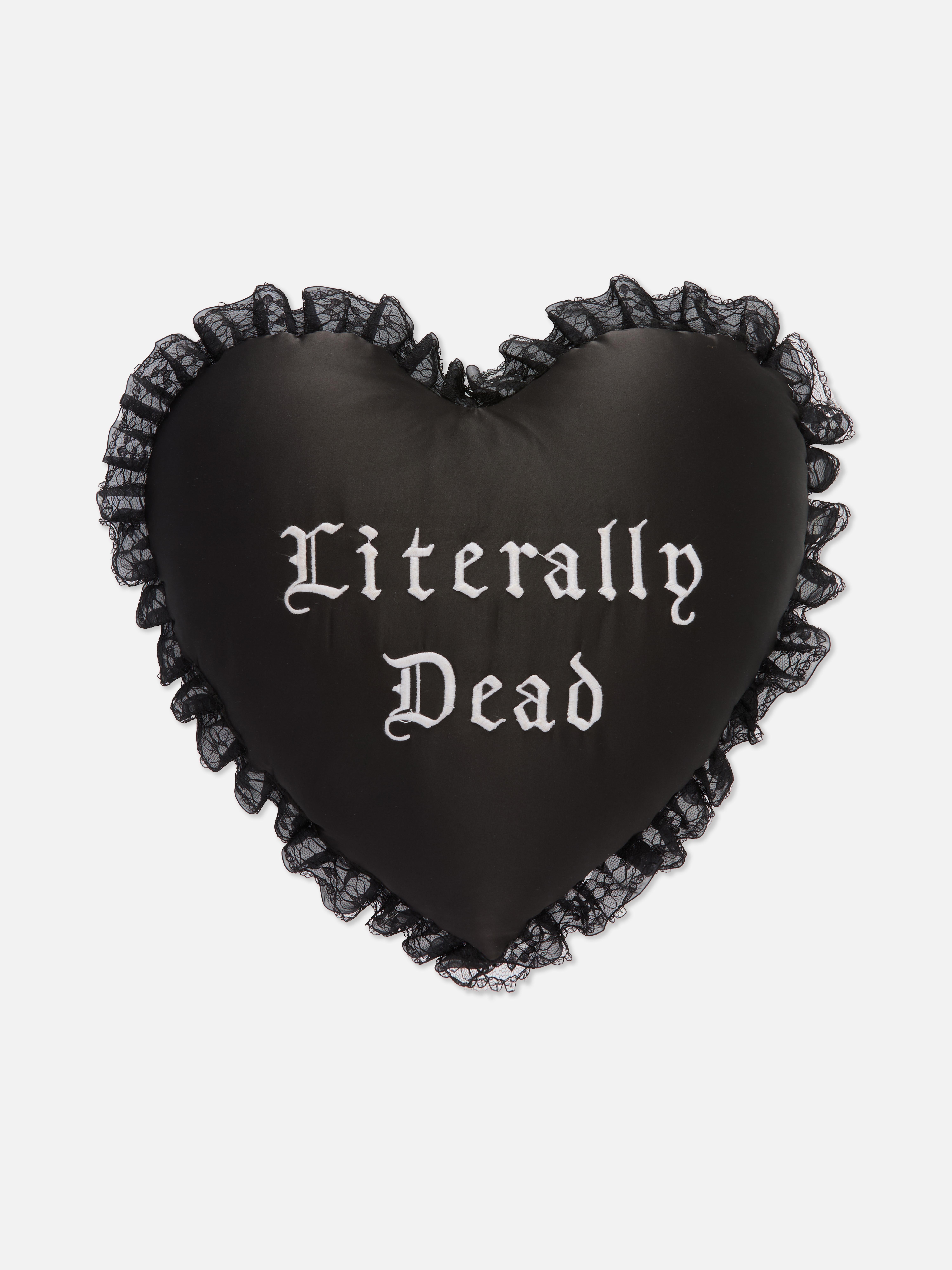Frilled Heart Shaped Cushion