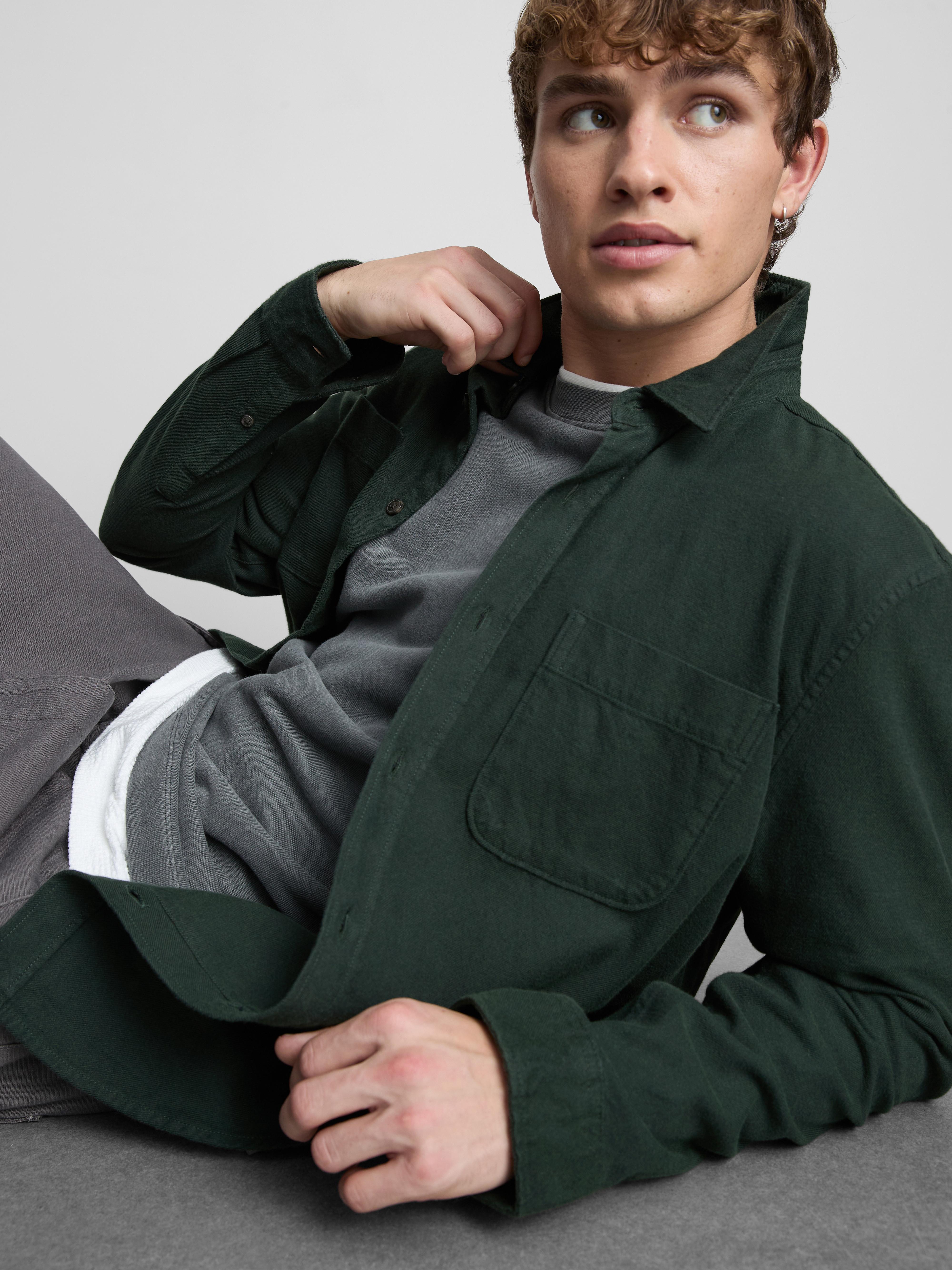 Pure Cotton Shirt Khaki