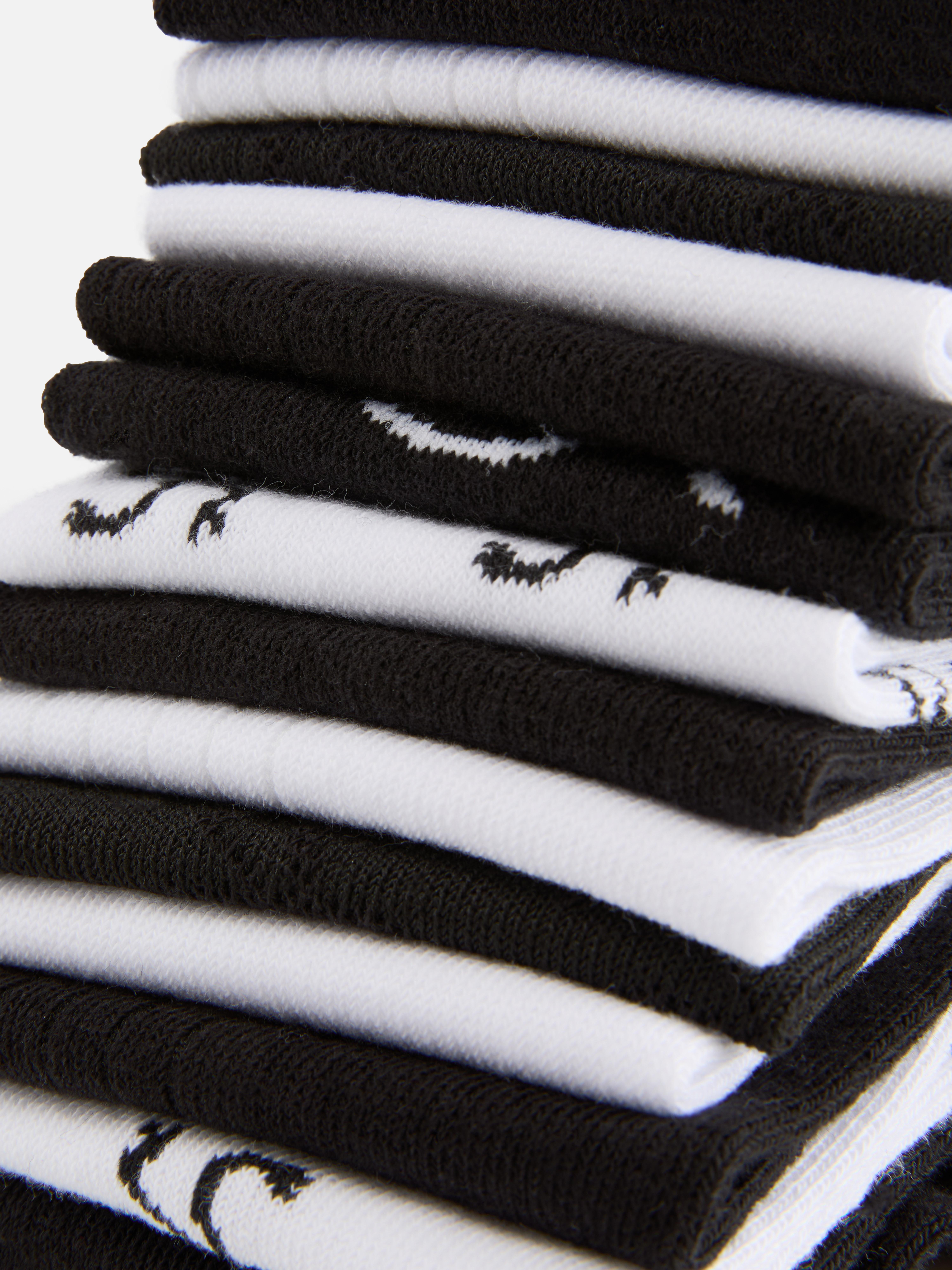 Pack de 7 calcetines tobilleros monocromáticos