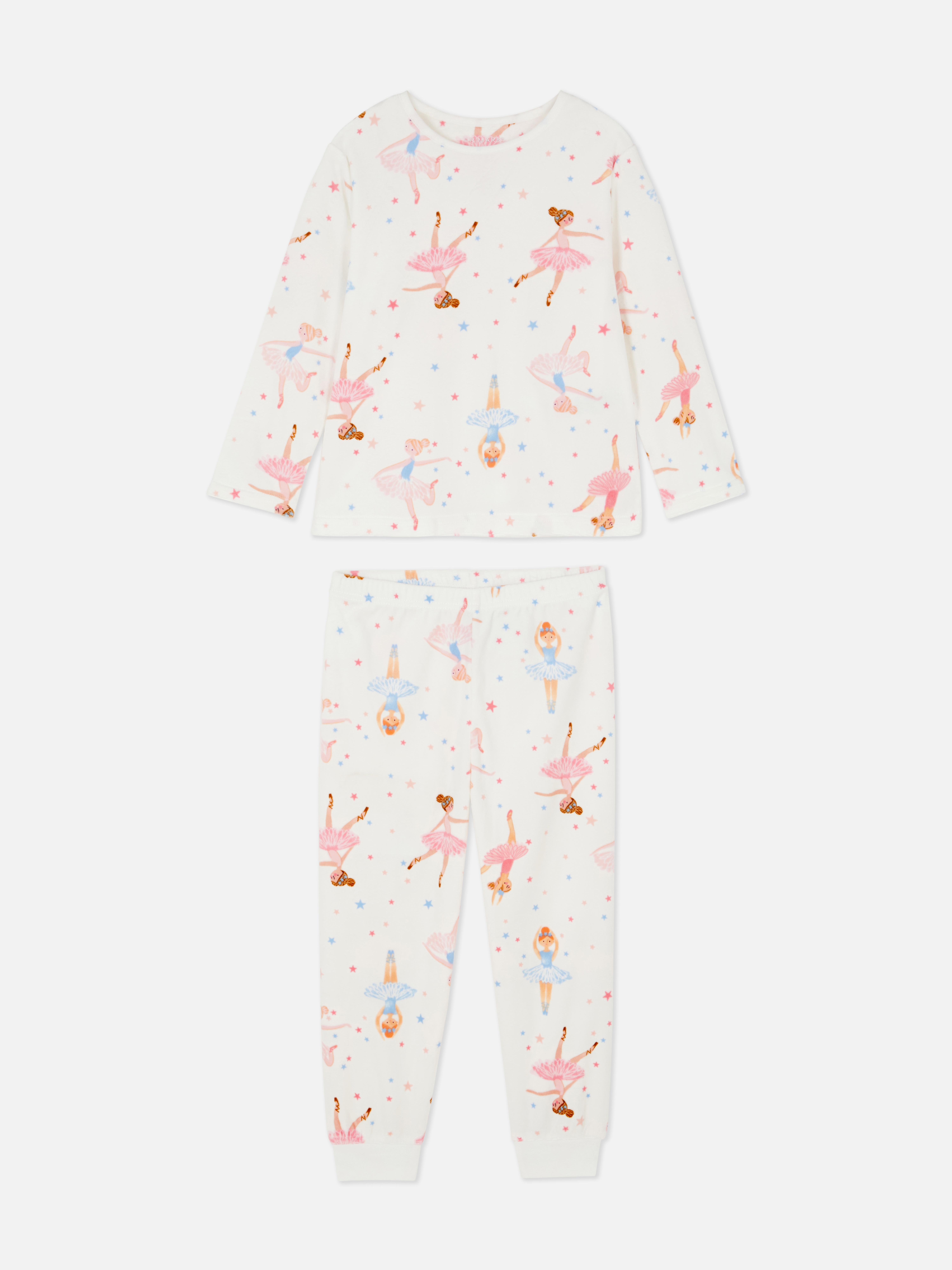 1.5-8yrs | Ballerina Graphic Cozy Pajamas
