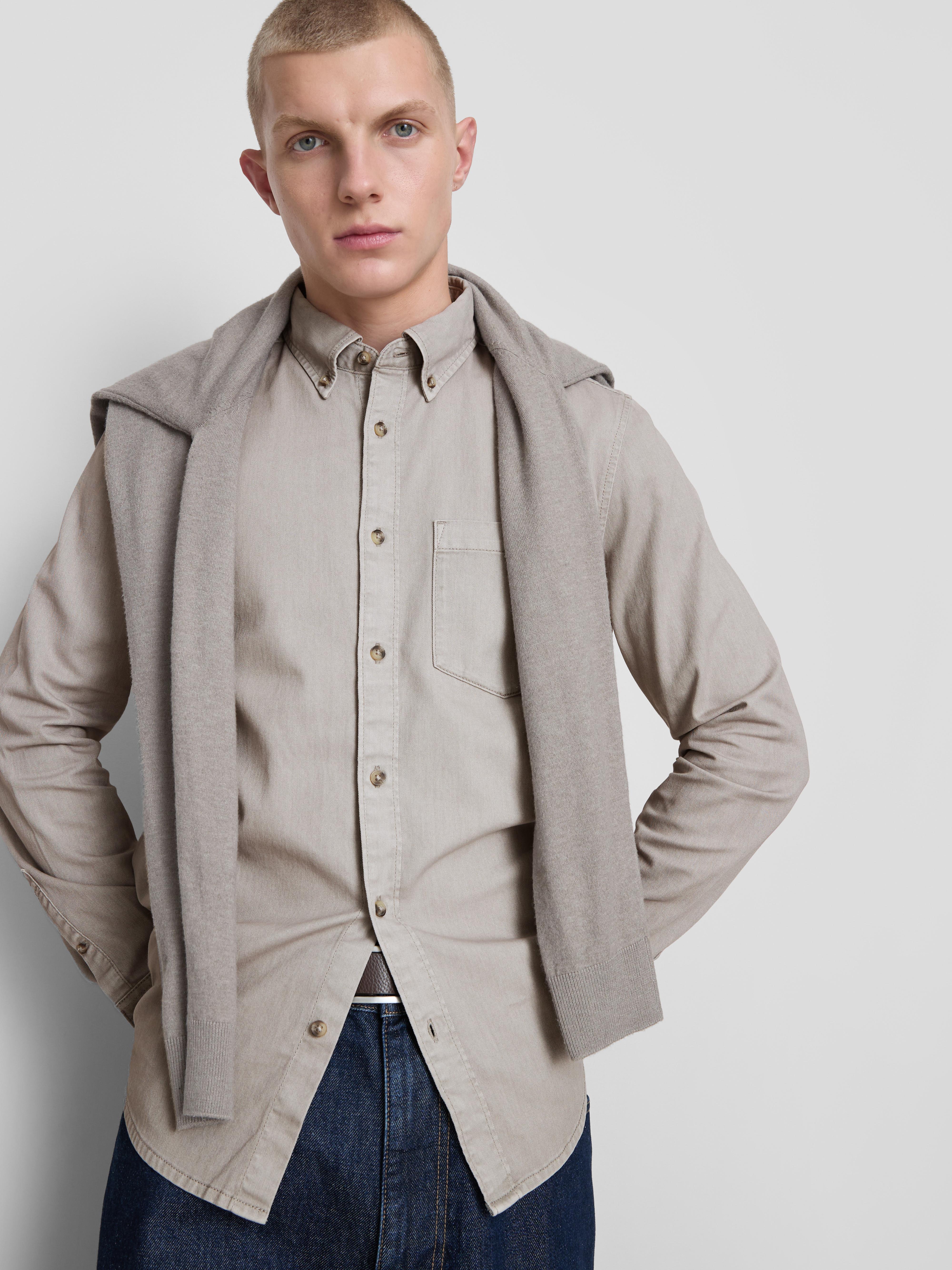 Hosszú ujjú twill ing