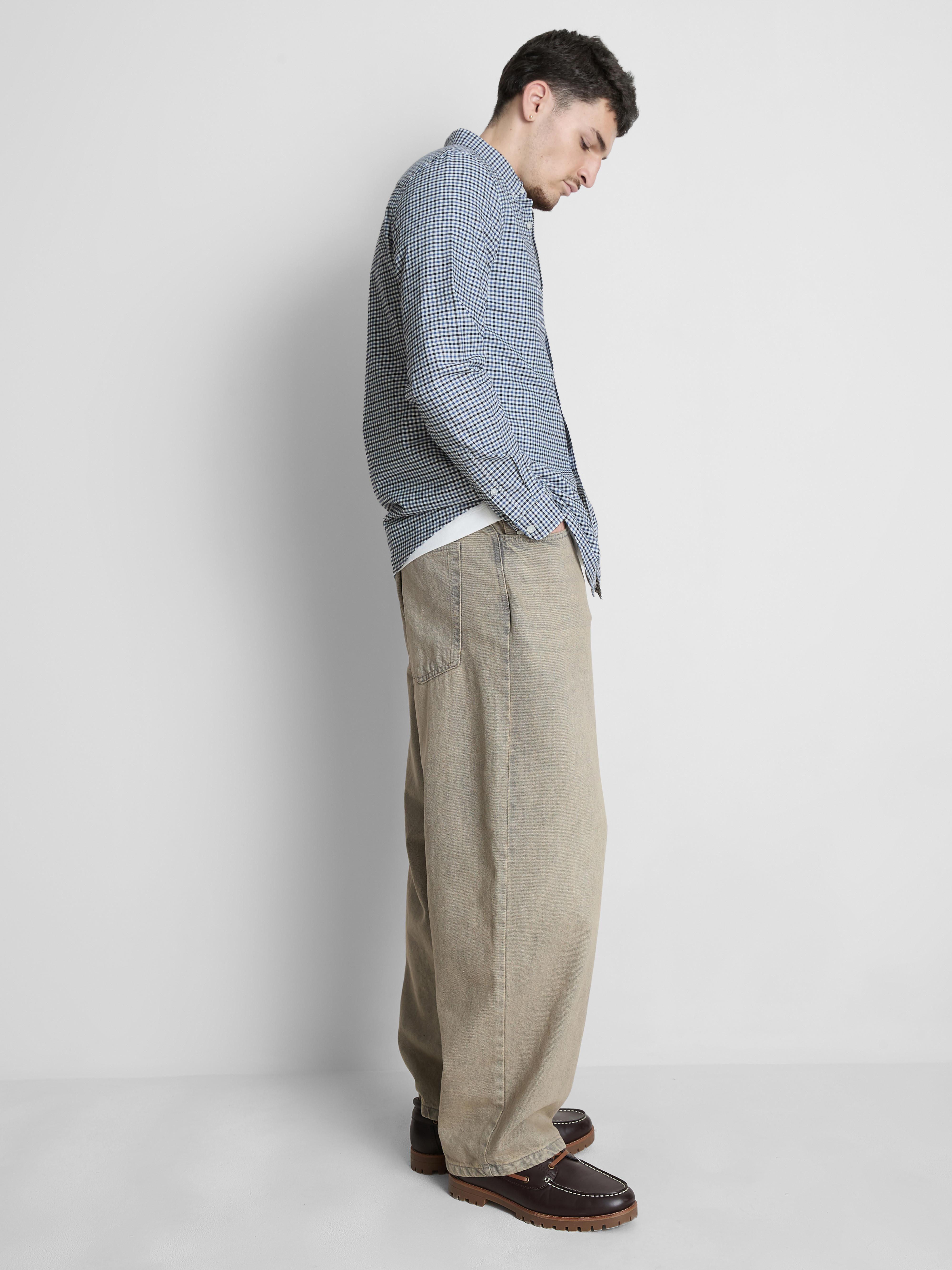 Langärmeliges Oxfordhemd mit Karomuster