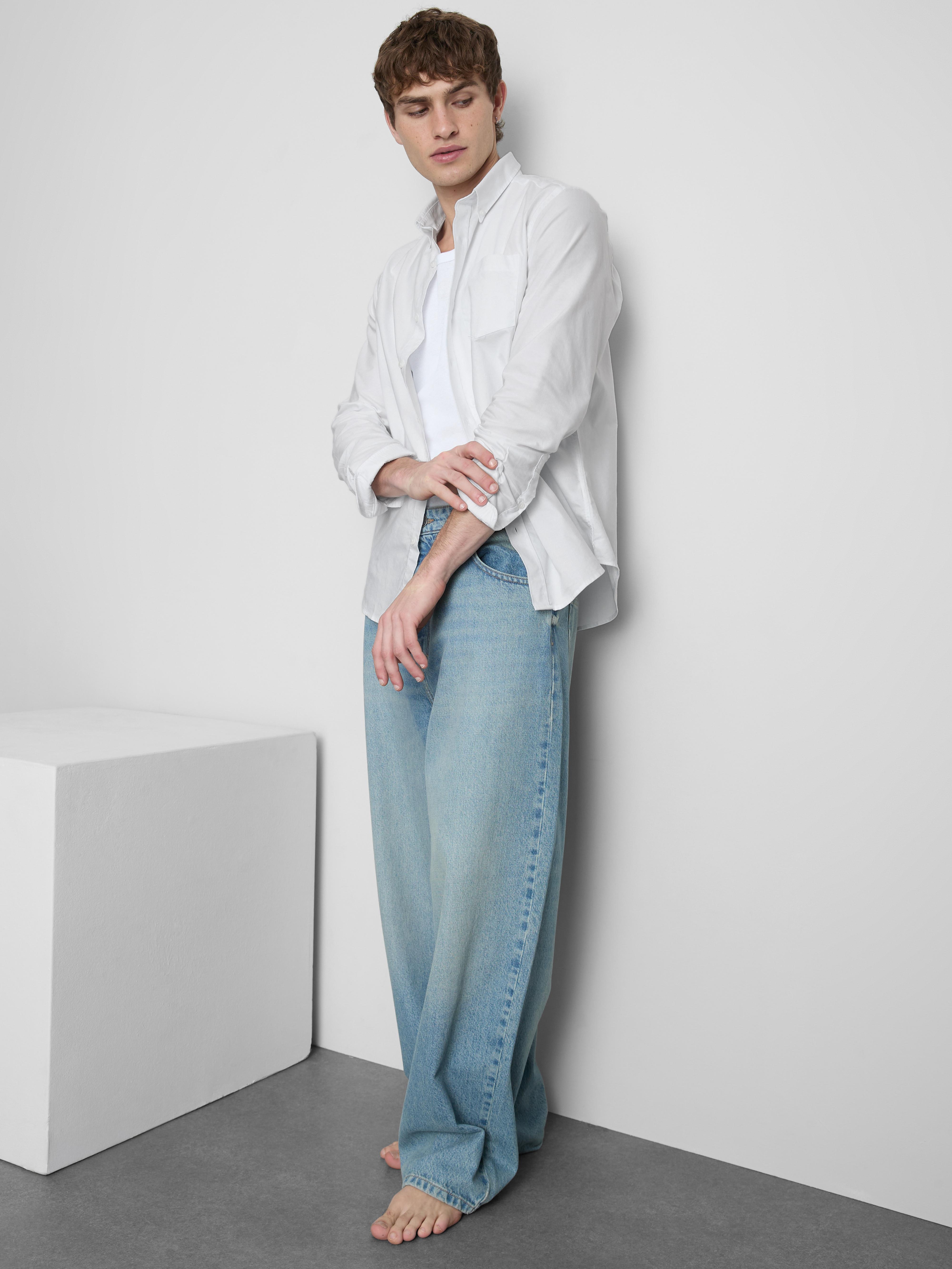 Long Sleeve Oxford Shirt