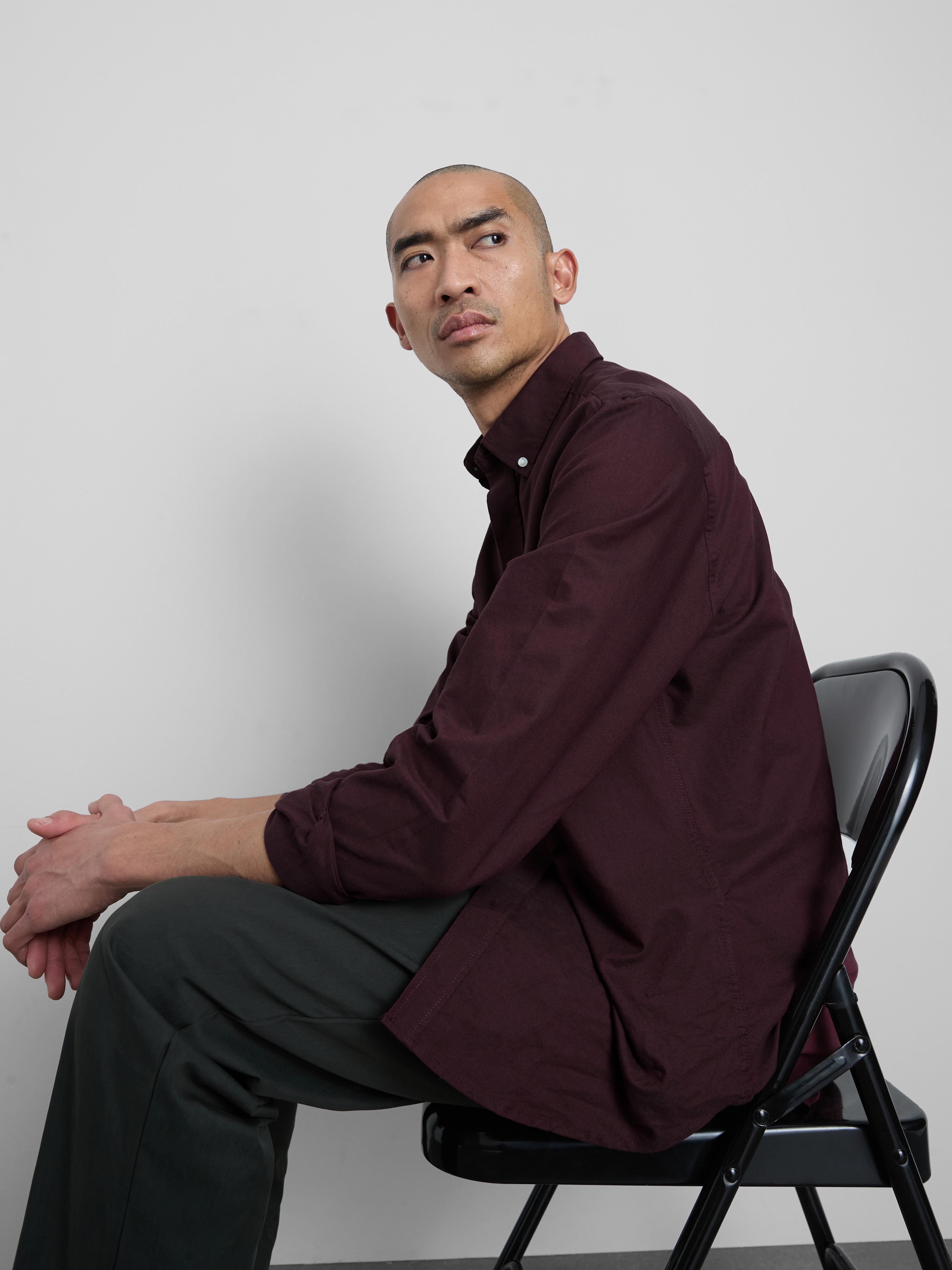 Hosszú ujjú Oxford-fazonú ing