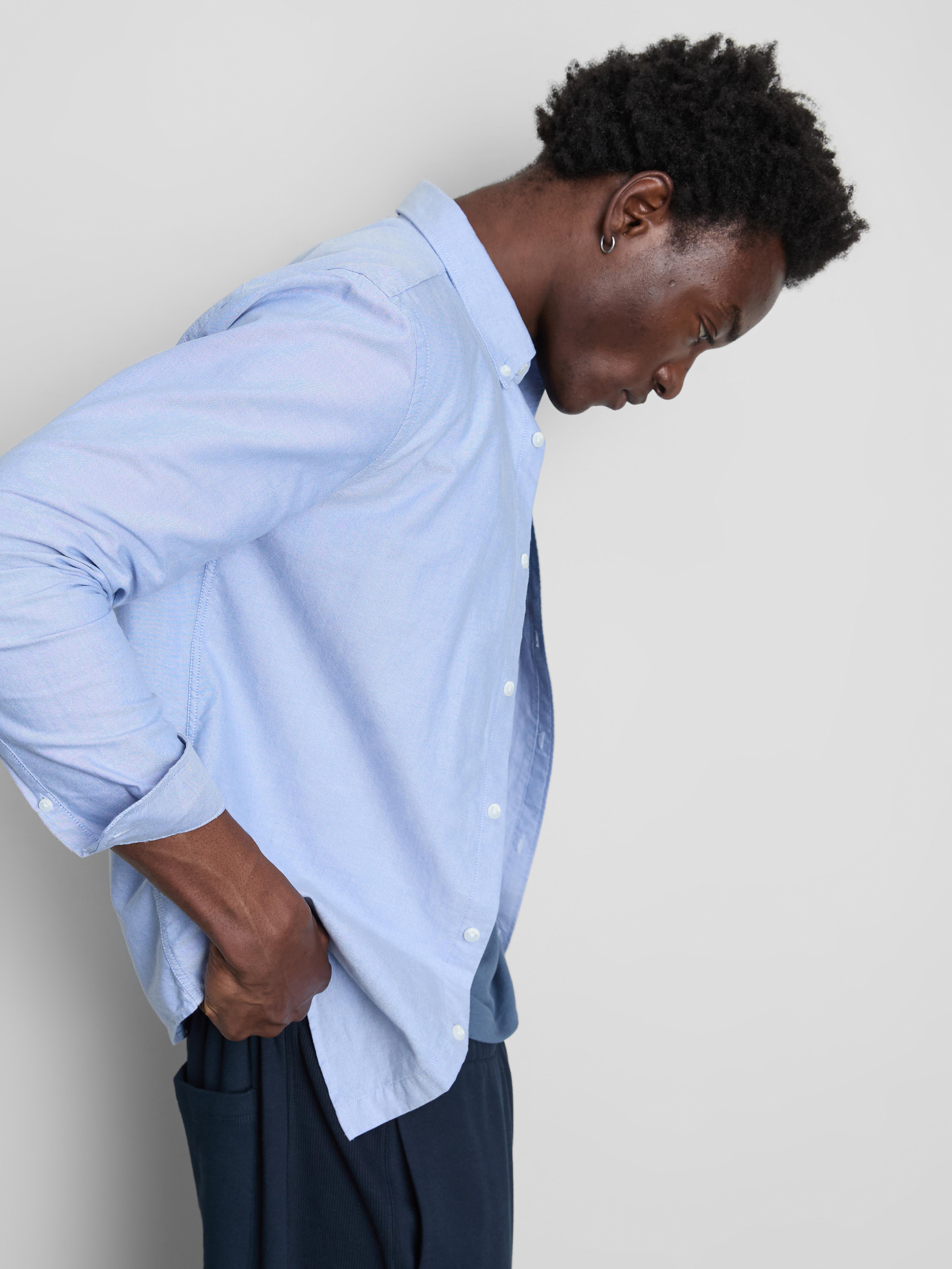 Men's Light Blue Long Sleeve Shirt