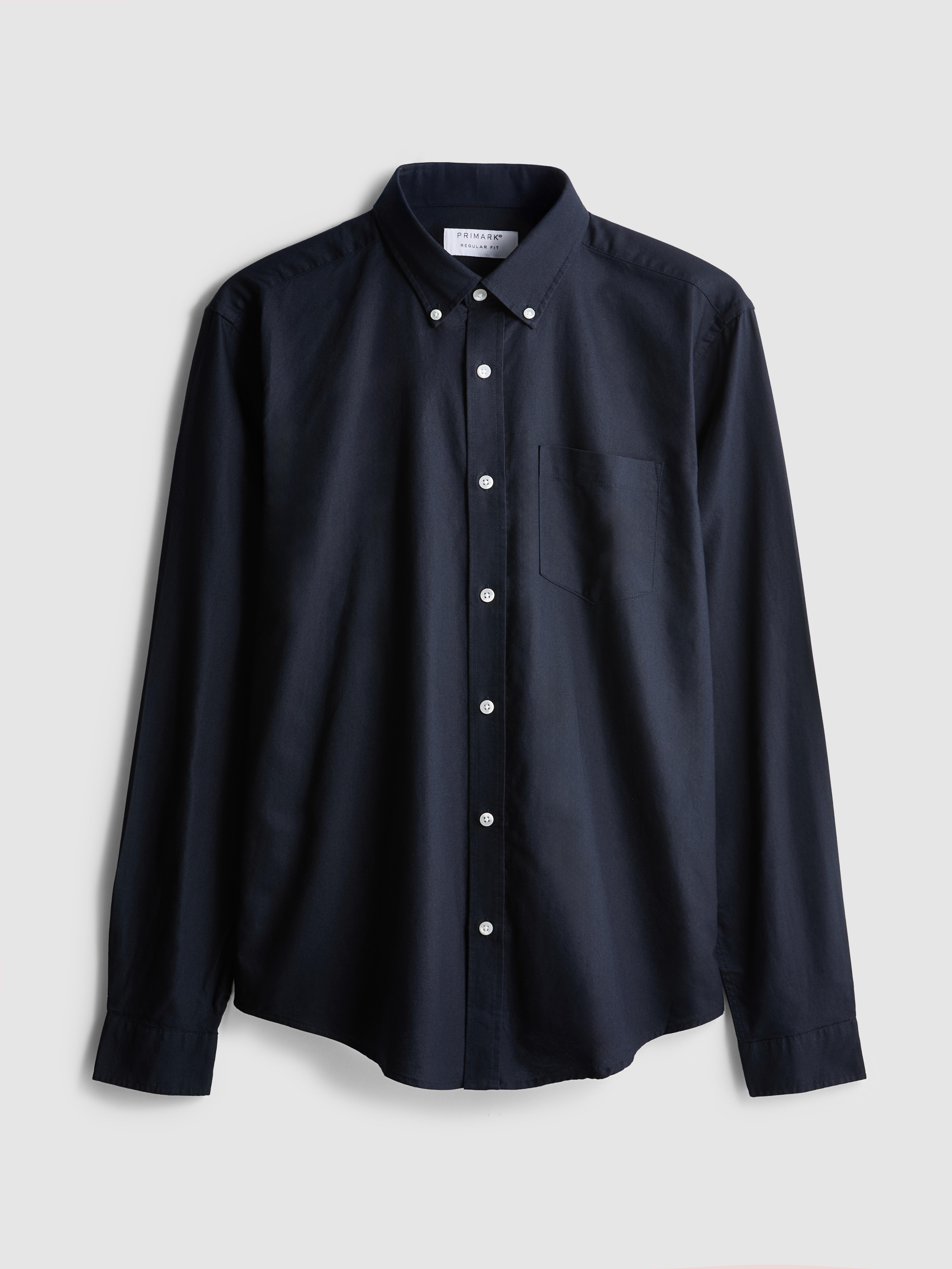 Long Sleeve Oxford Shirt Navy