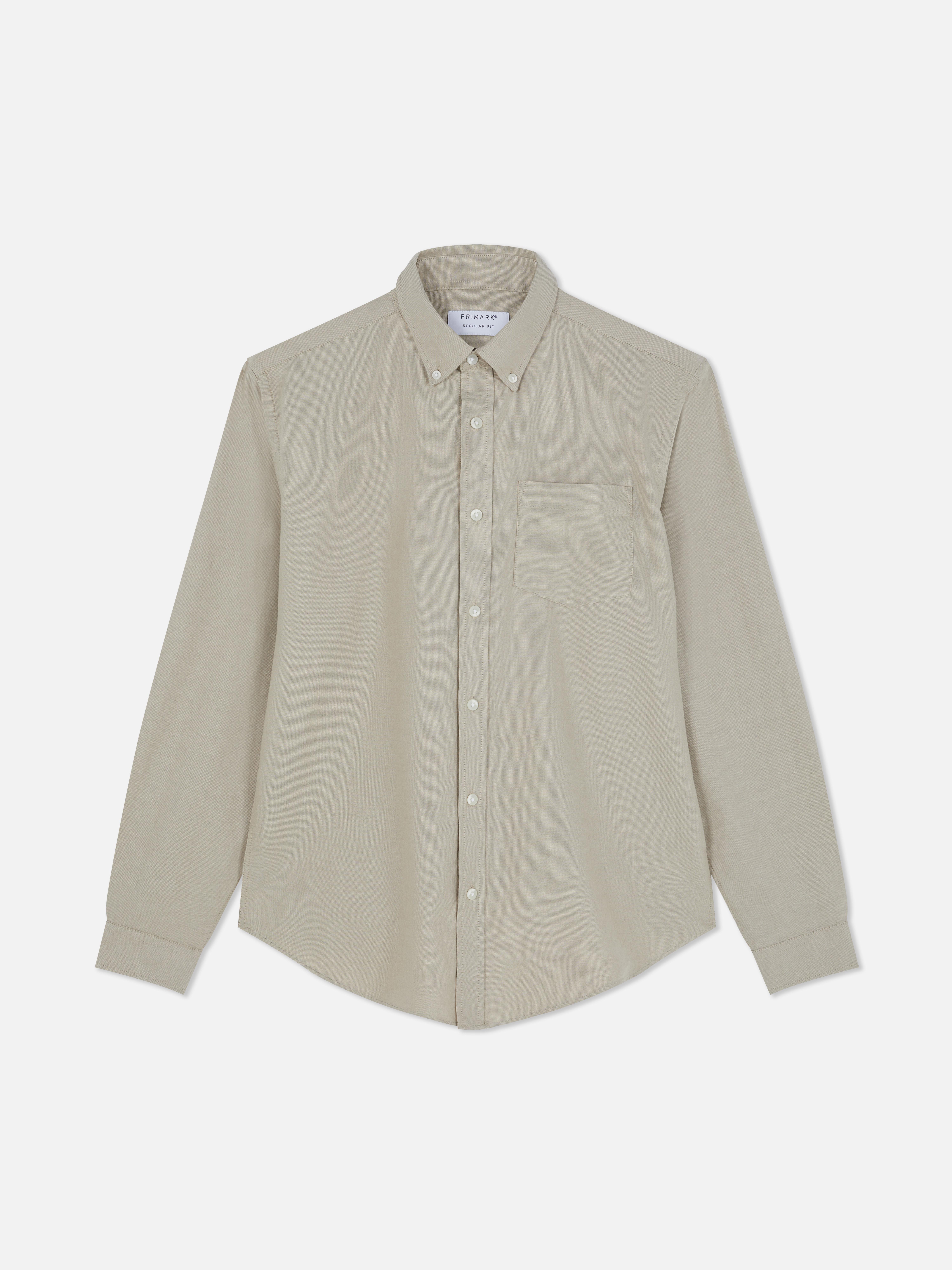 Camisa manga comprida Oxford