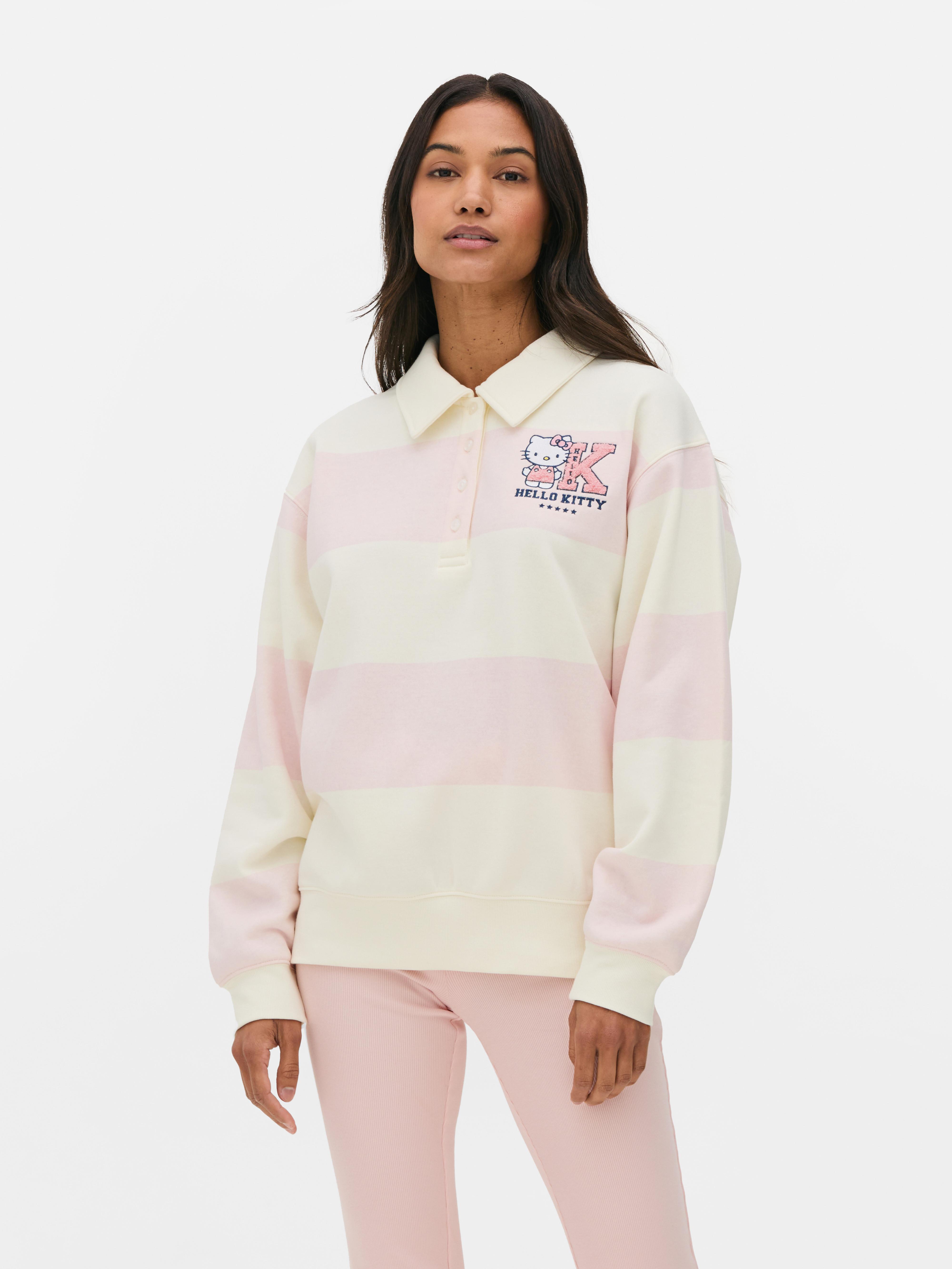 Camiseta gráfica de rugby de Hello Kitty