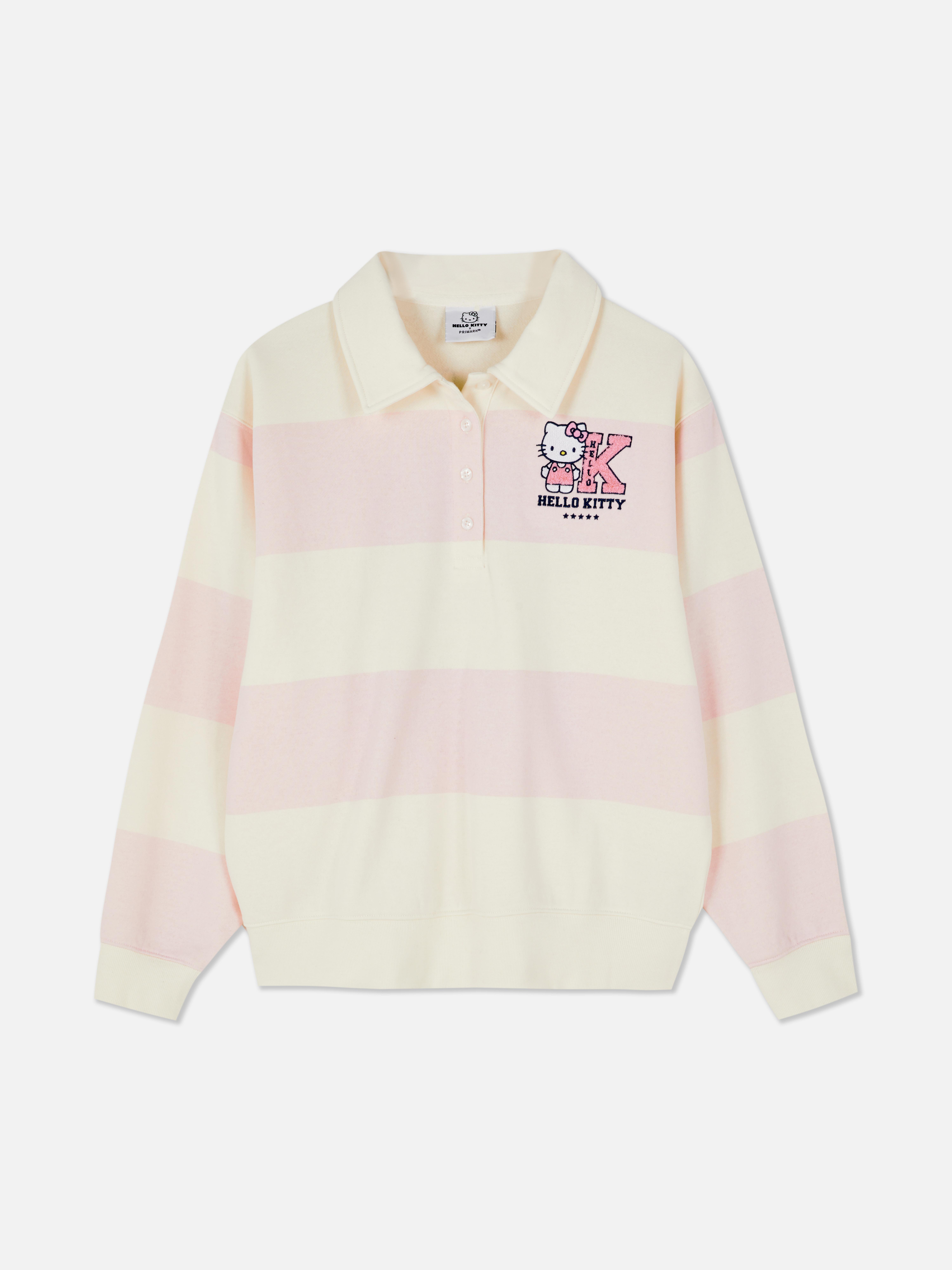 Camiseta gráfica de rugby de Hello Kitty