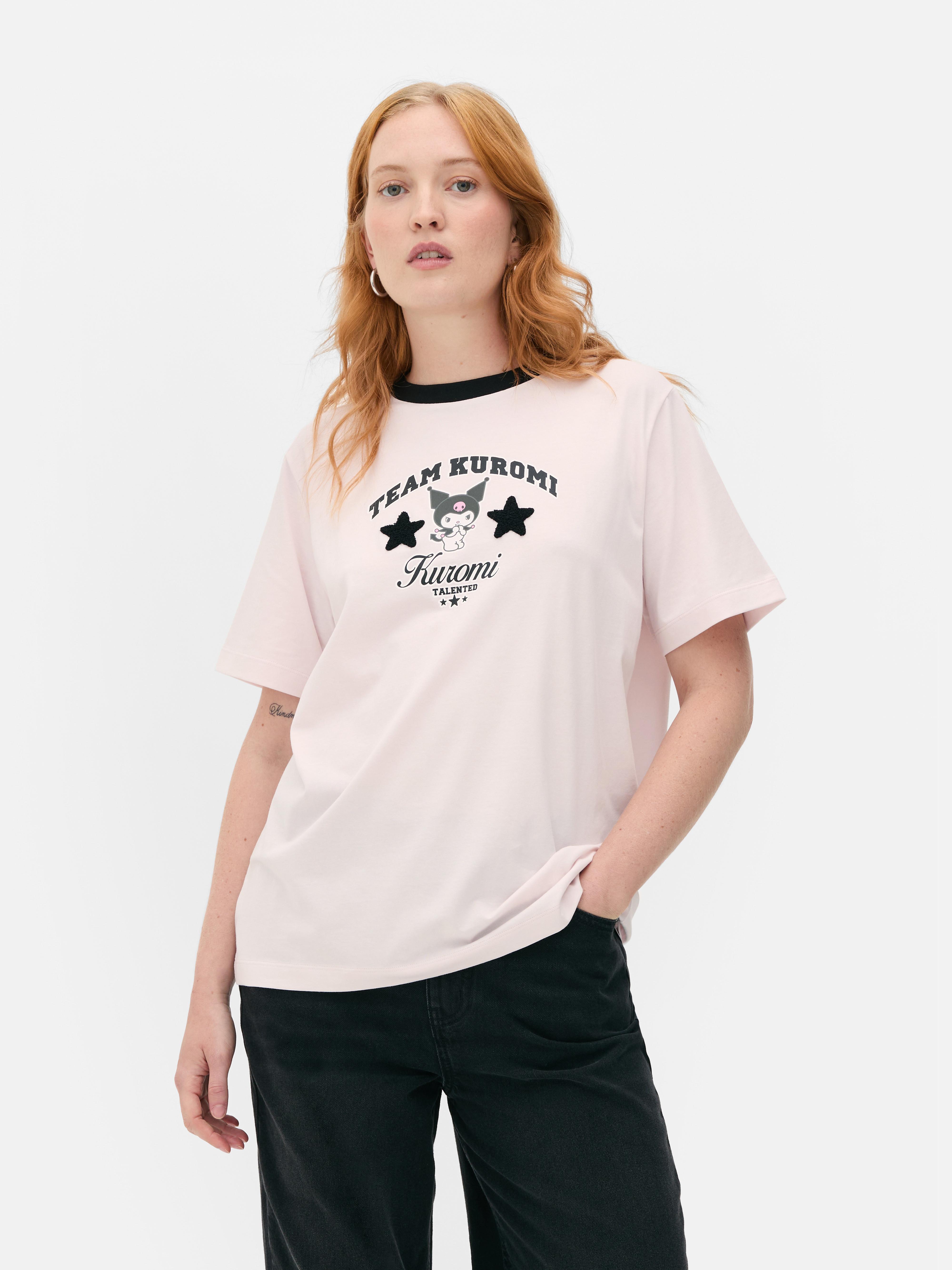 Kuromi Contrast Trim Tee