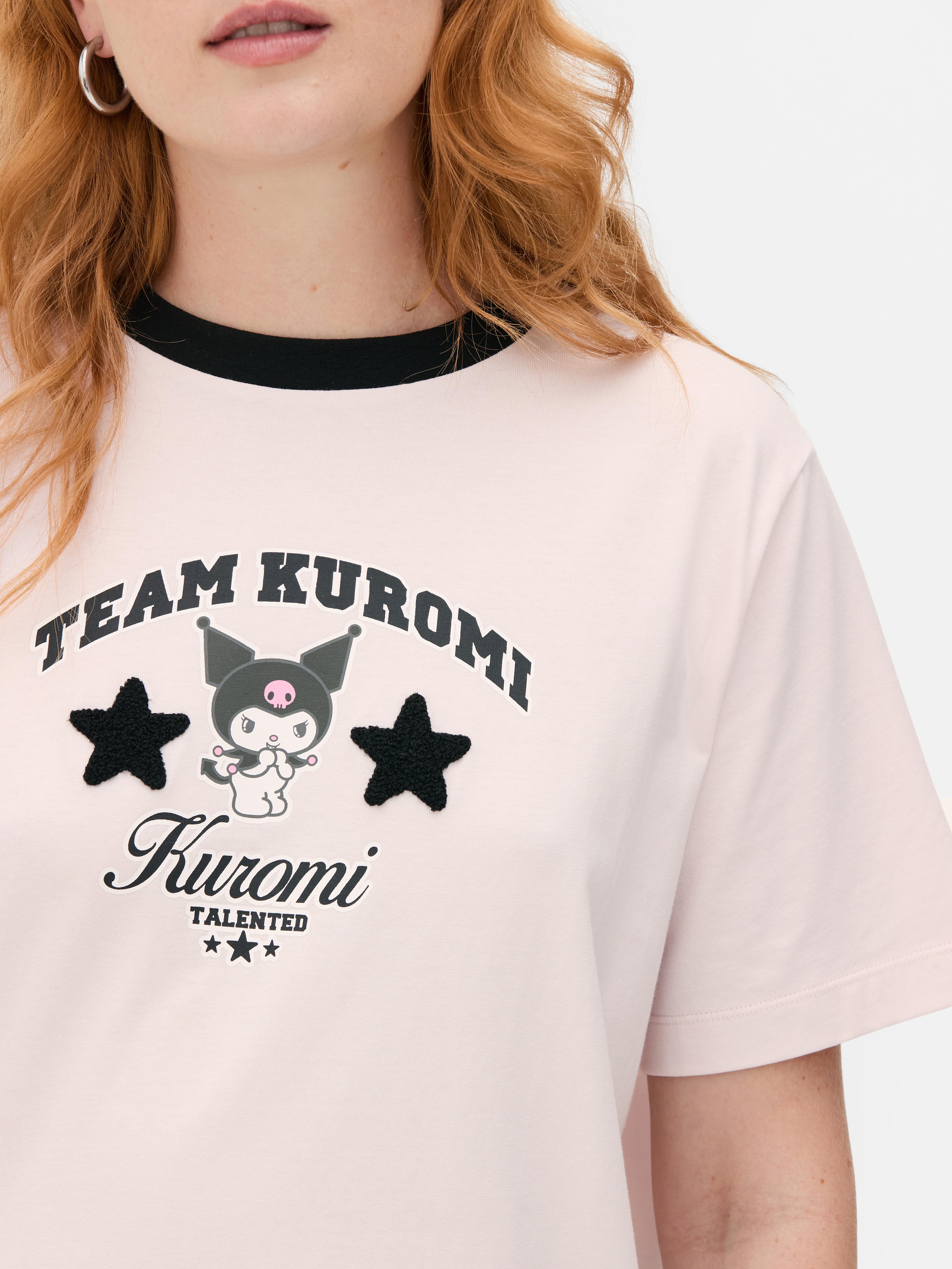 Kuromi Contrast Trim Tee